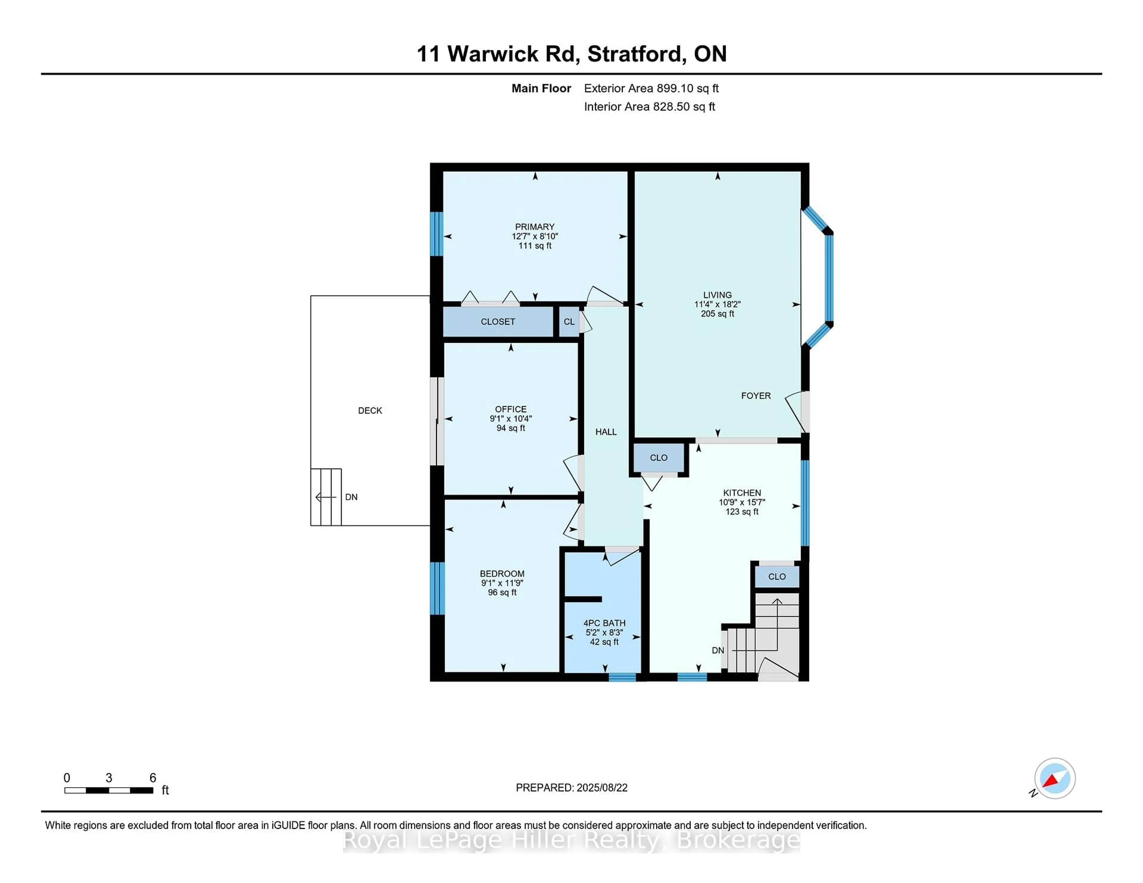 Floor plan for 11 Warwick Rd, Stratford Ontario N5A 6E6