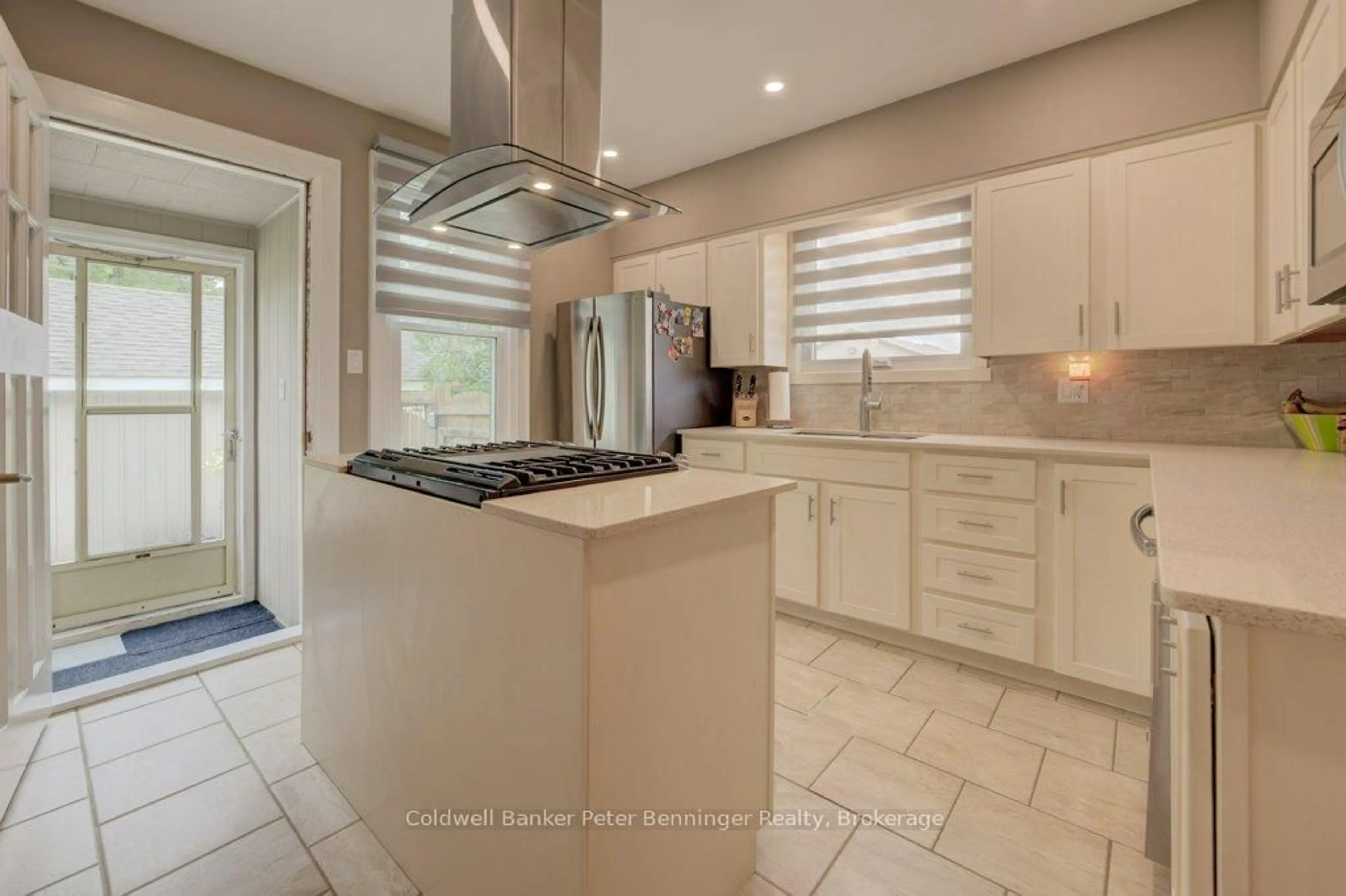 Open concept kitchen, ceramic/tile floor for 642 Gustavus St, Saugeen Shores Ontario N0H 2C0