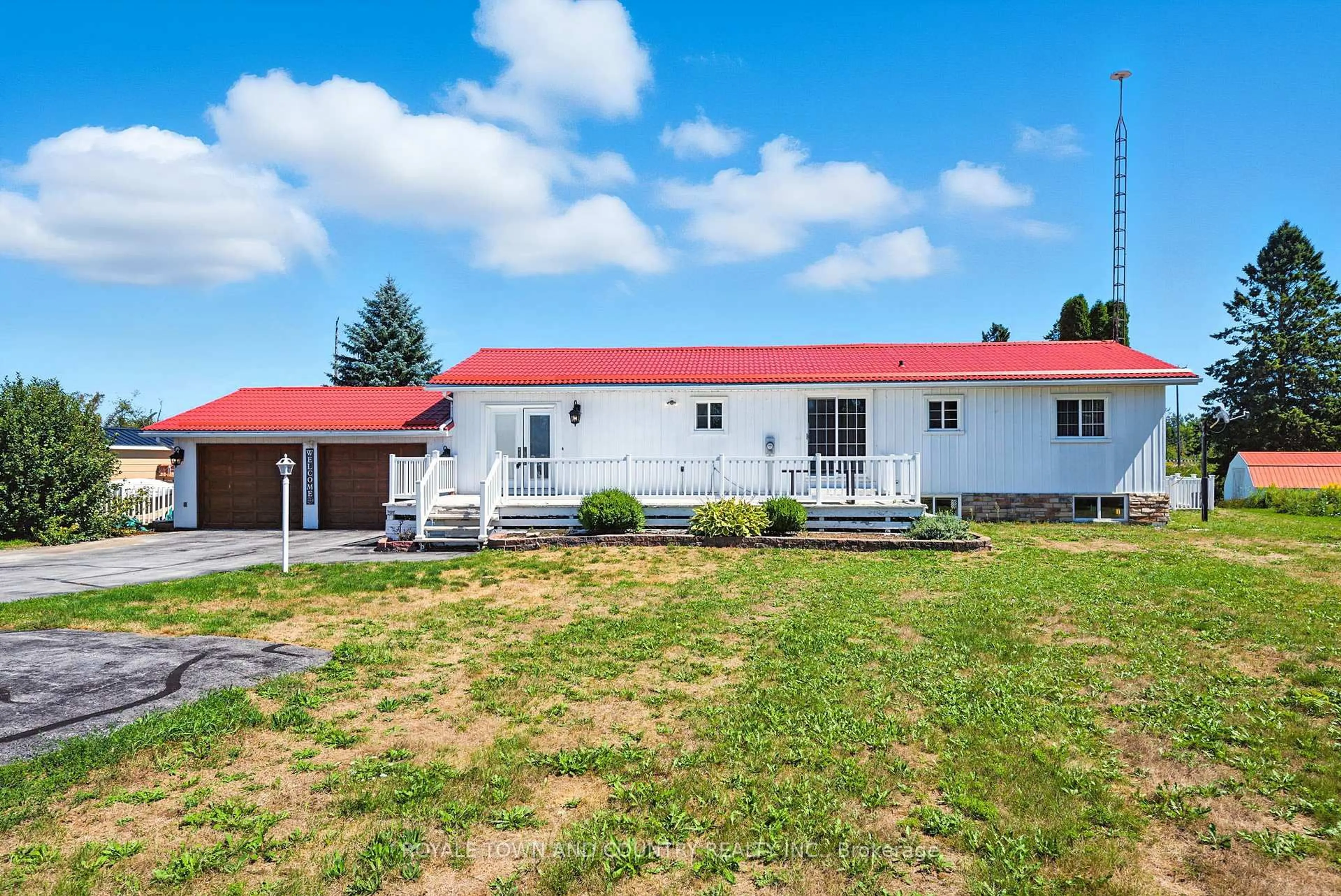 A pic from outside/outdoor area/front of a property/back of a property/a pic from drone, unknown for 128 Pearns Rd, Kawartha Lakes Ontario K0M 1N0