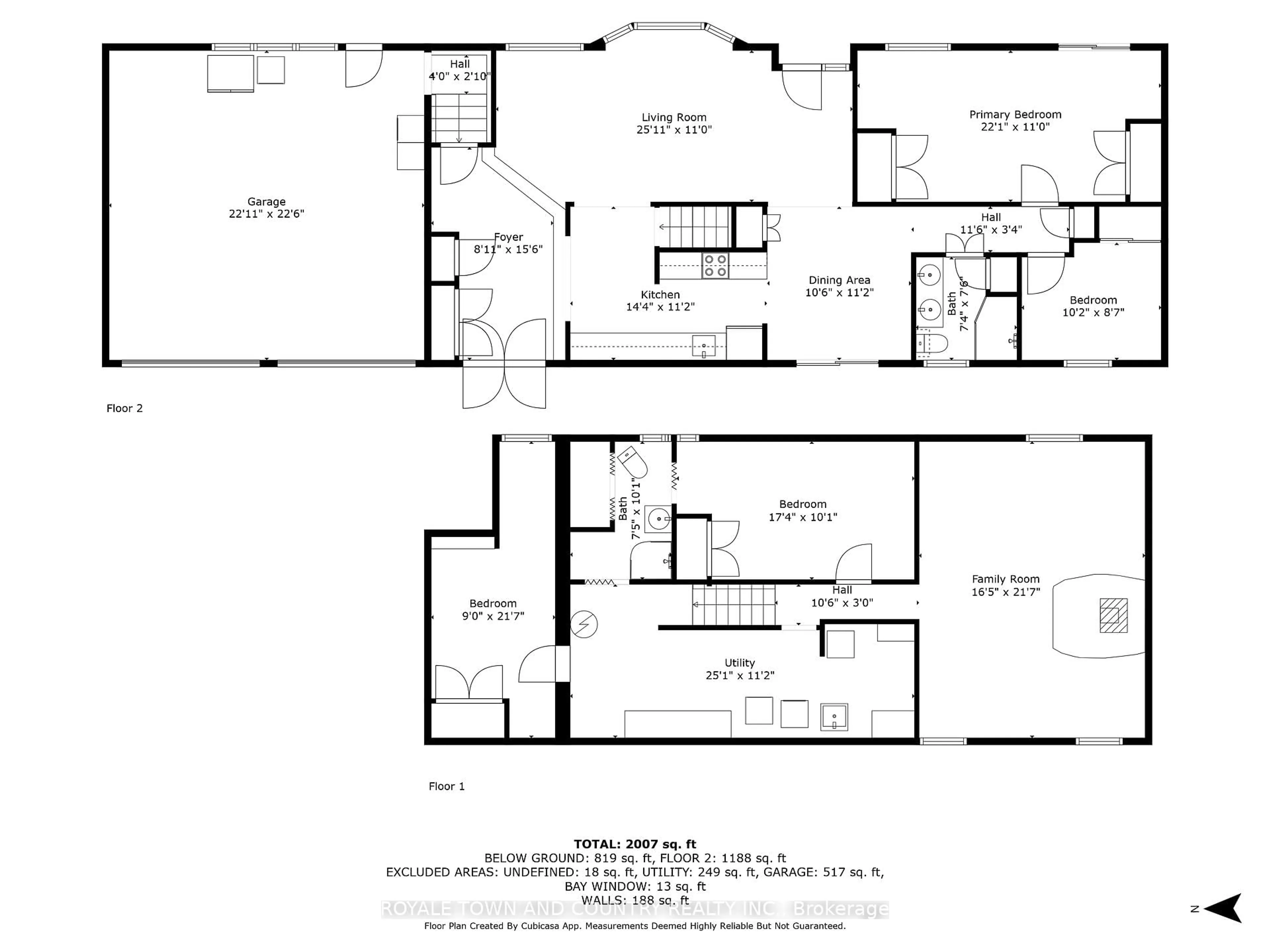 Floor plan for 128 Pearns Rd, Kawartha Lakes Ontario K0M 1N0