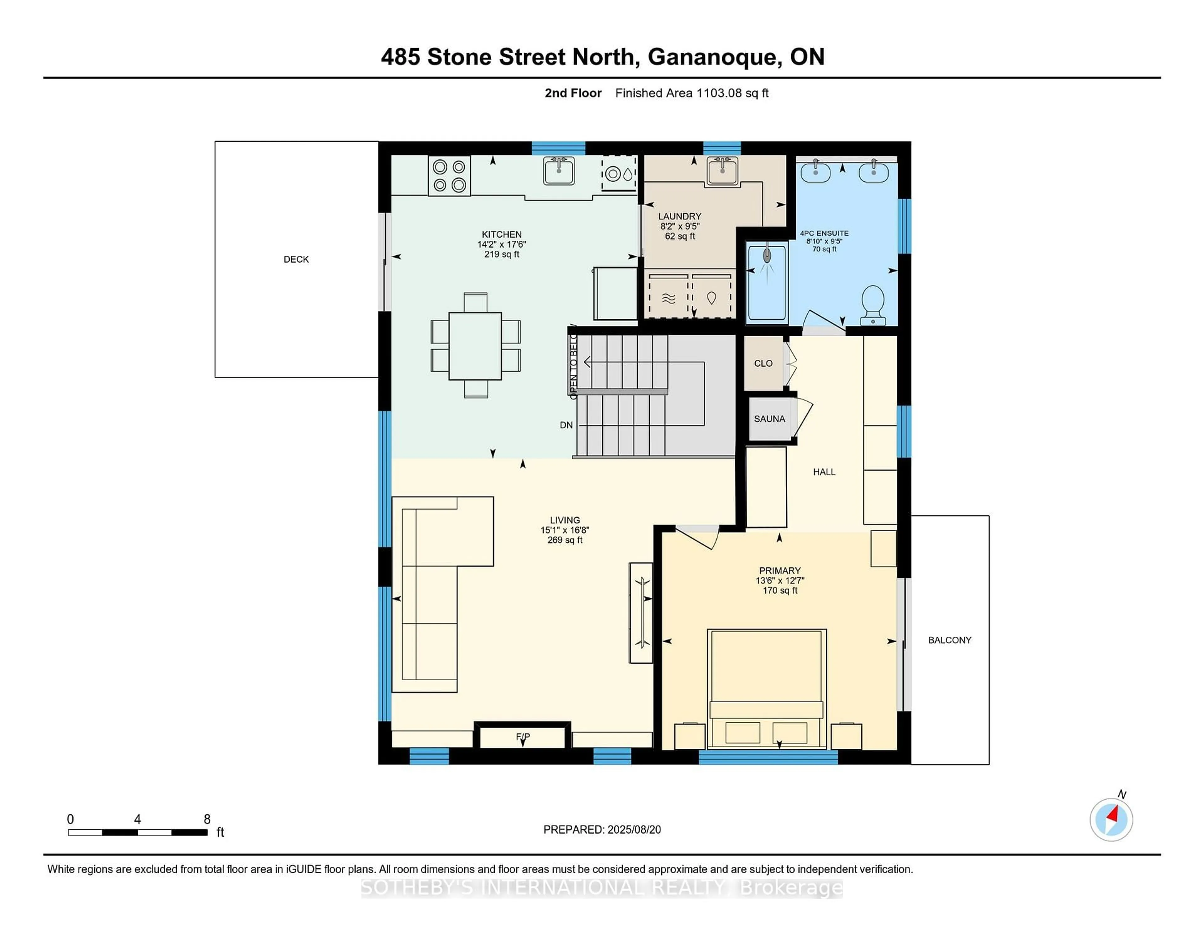 Floor plan for 485 Stone St, Gananoque Ontario K7G 2A3