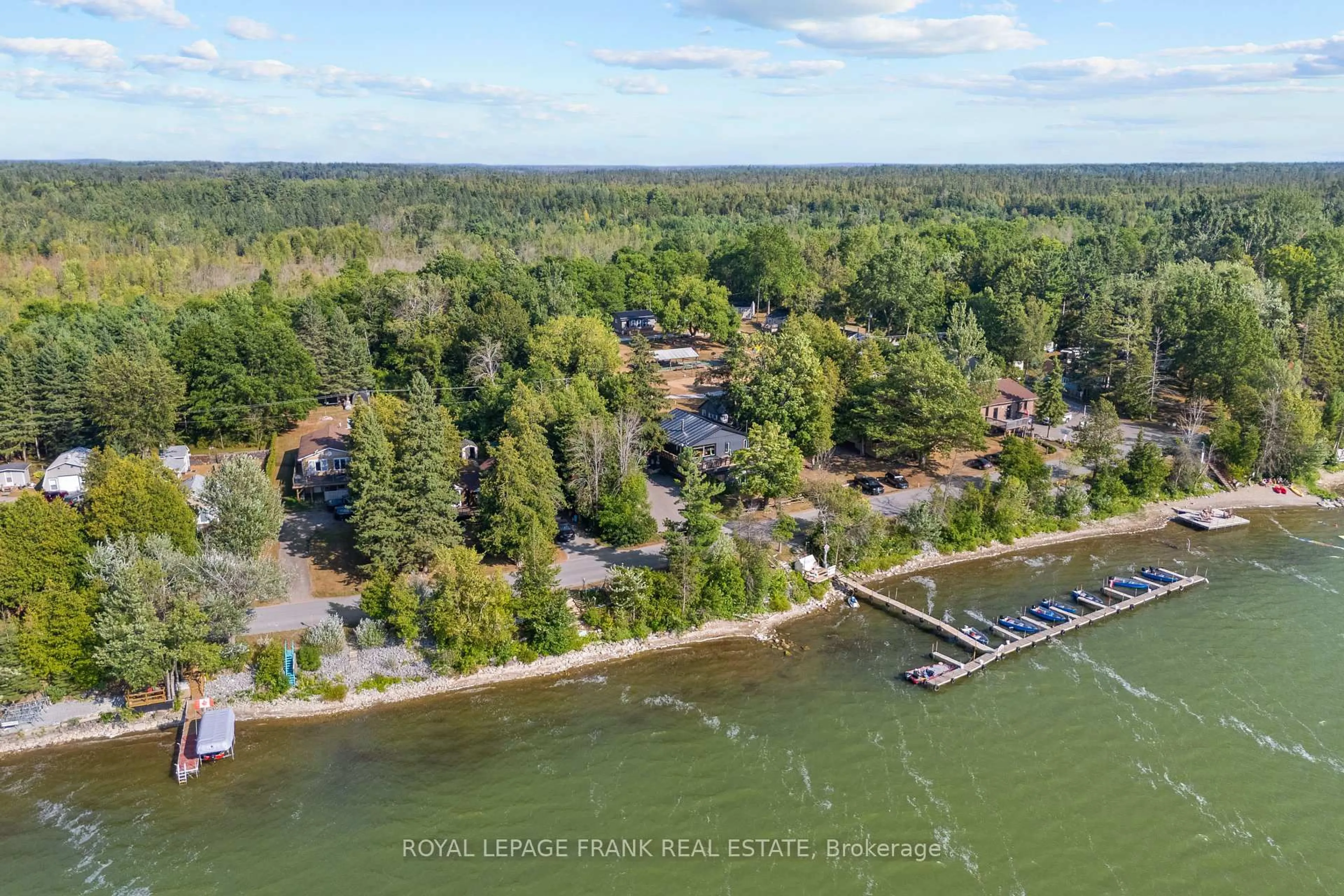 A pic from outside/outdoor area/front of a property/back of a property/a pic from drone, water/lake/river/ocean view for 230-232 Lake Dalrymple Rd #7, Kawartha Lakes Ontario L0K 1W0