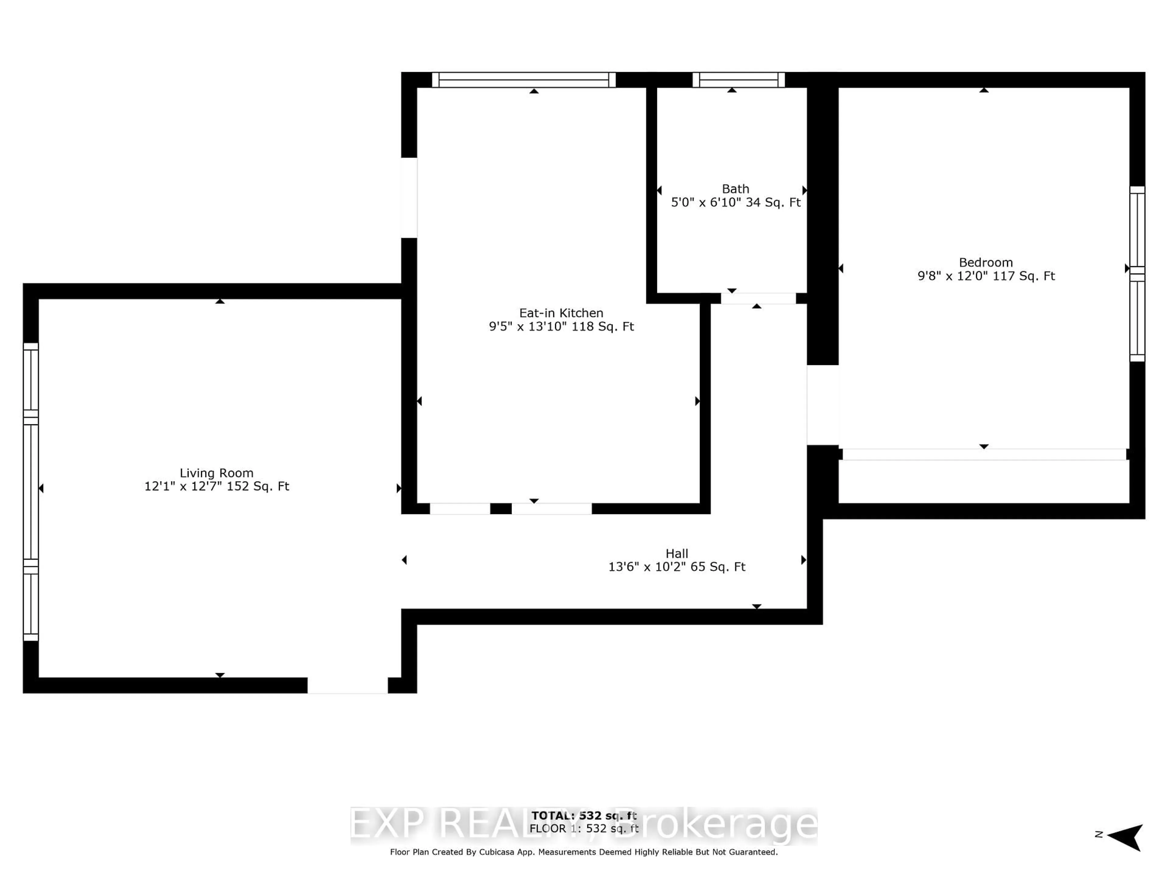 Floor plan for 330 Donald St, Ottawa Ontario K1K 1M5