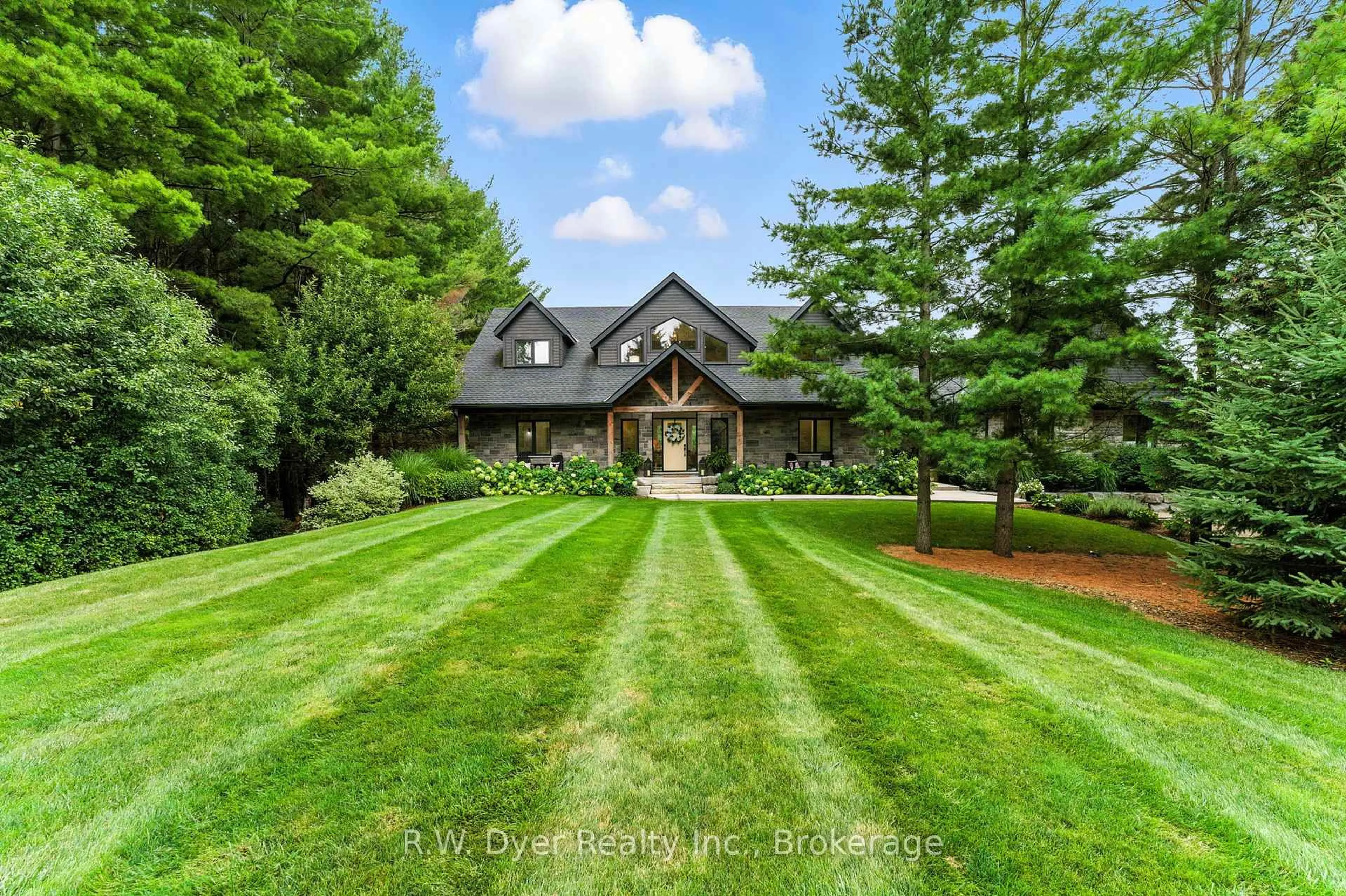 A pic from outside/outdoor area/front of a property/back of a property/a pic from drone, unknown for 7381 Side Road 4, Centre Wellington Ontario N0B 1B0