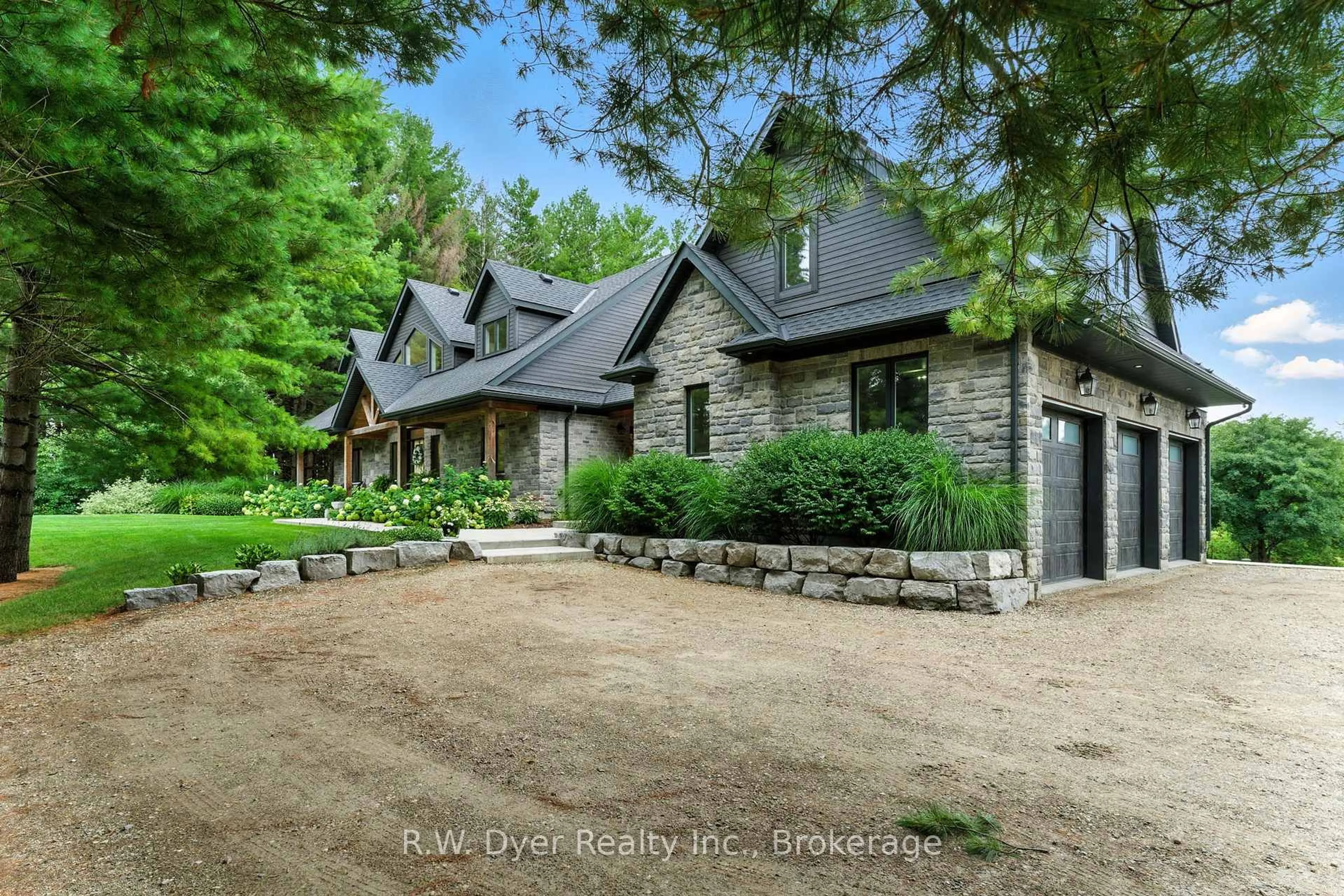 A pic from outside/outdoor area/front of a property/back of a property/a pic from drone, unknown for 7381 Side Road 4, Centre Wellington Ontario N0B 1B0