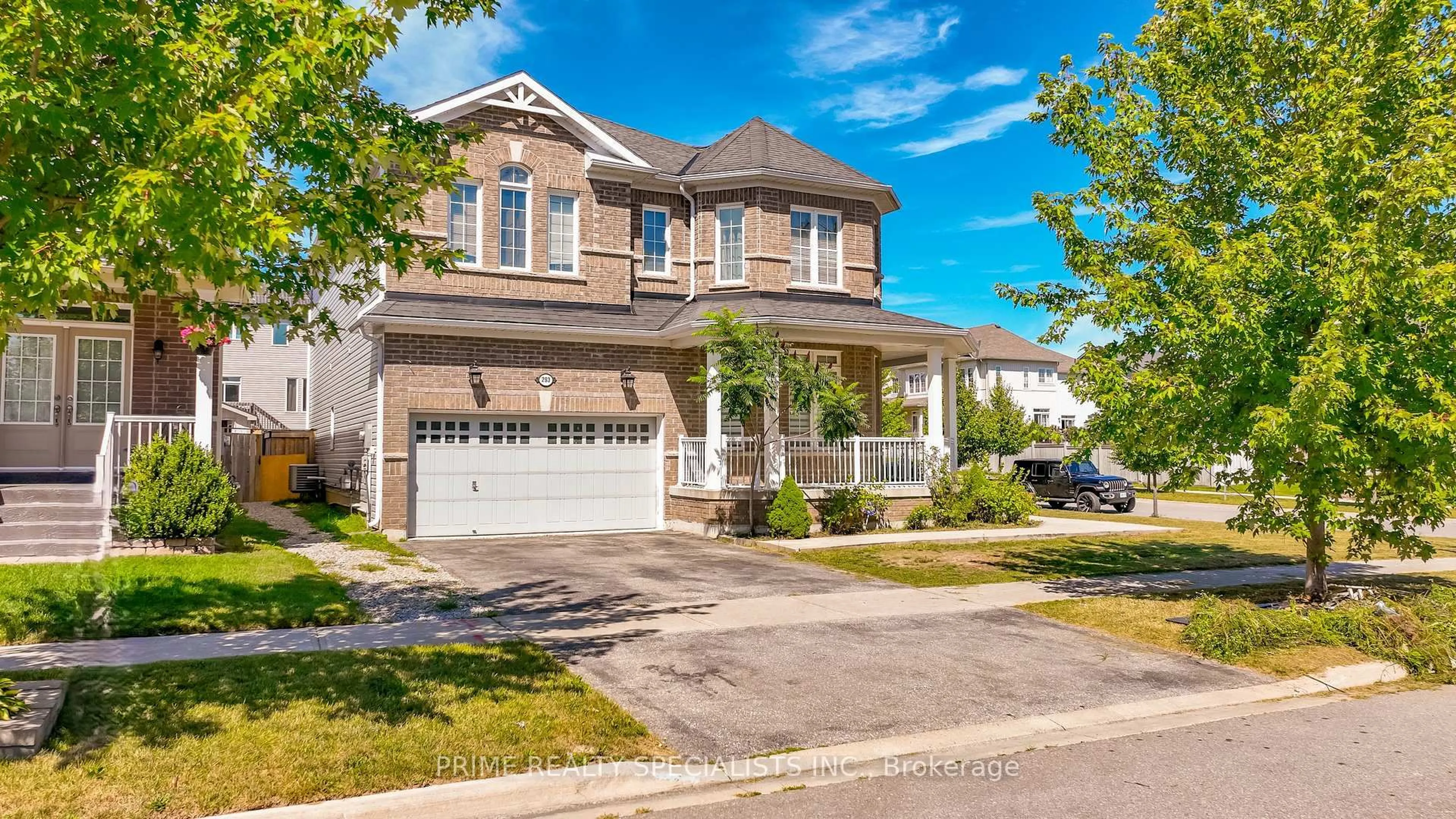 Home with brick exterior material, street for 293 Johnson Dr, Shelburne Ontario L0N 1S1