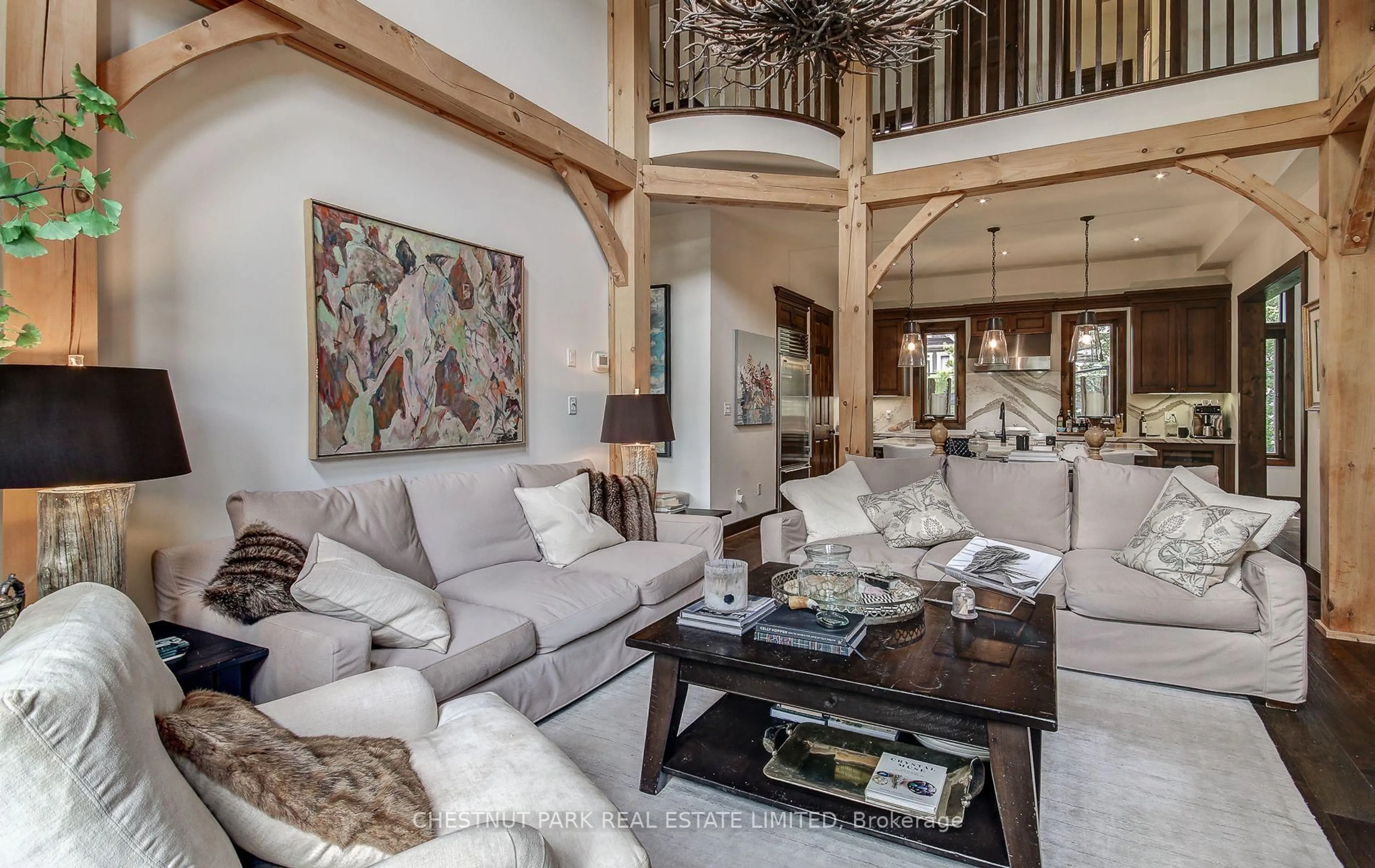 Living room with furniture, unknown for 146 National Dr, Blue Mountains Ontario L9Y 0B7