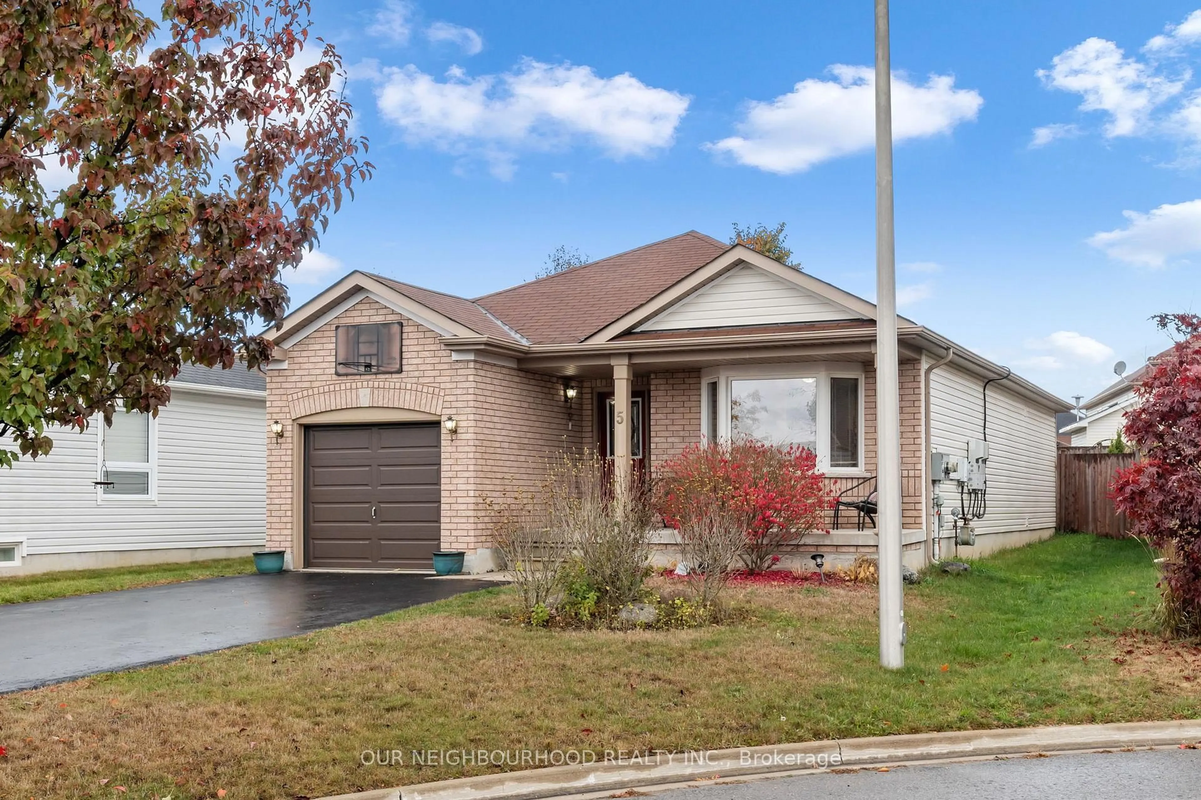 Home with brick exterior material, street for 5 Snell Crt, Port Hope Ontario L1A 0A6