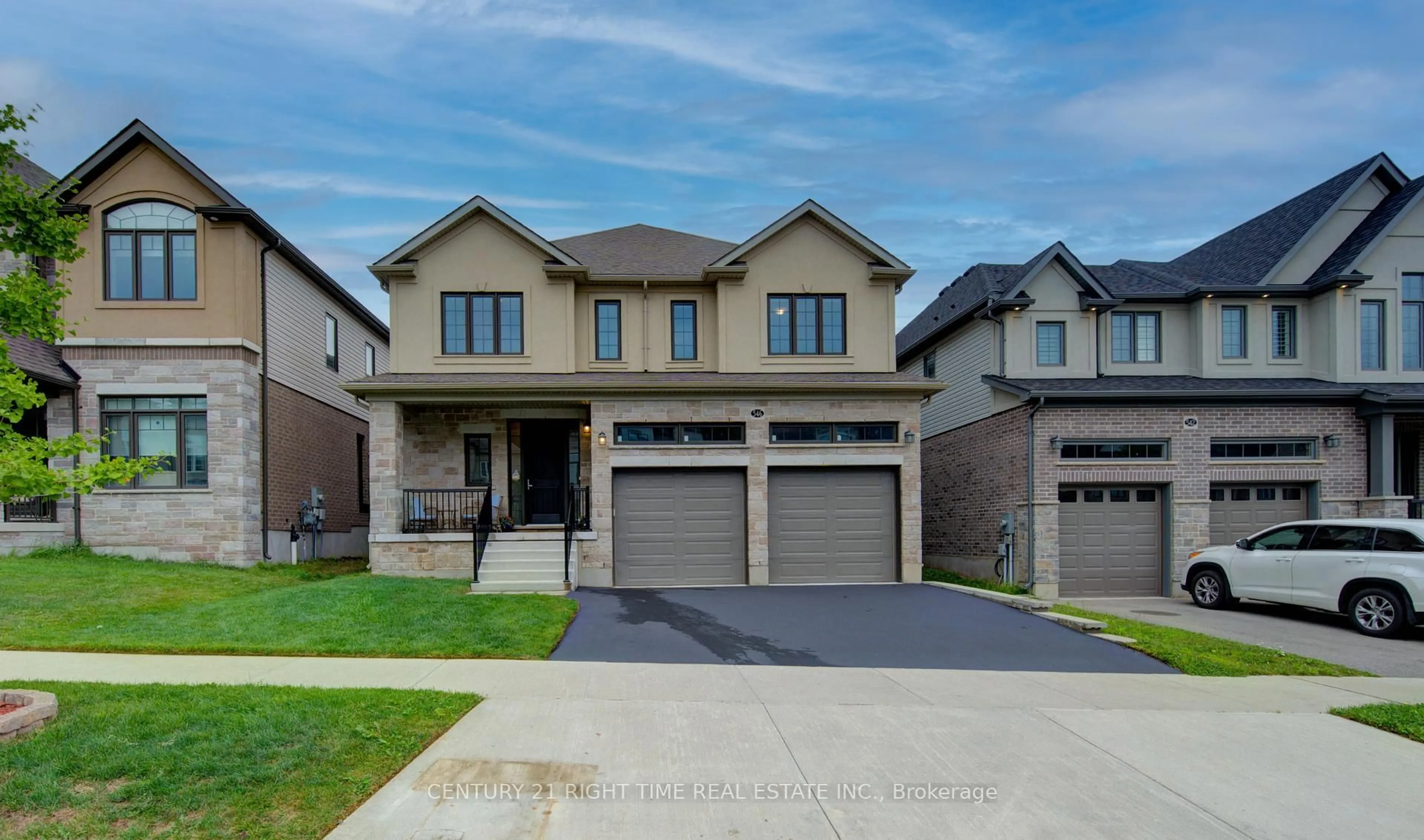 Home with brick exterior material, street for 546 Bridgemill Cres, Kitchener Ontario N2A 0K3
