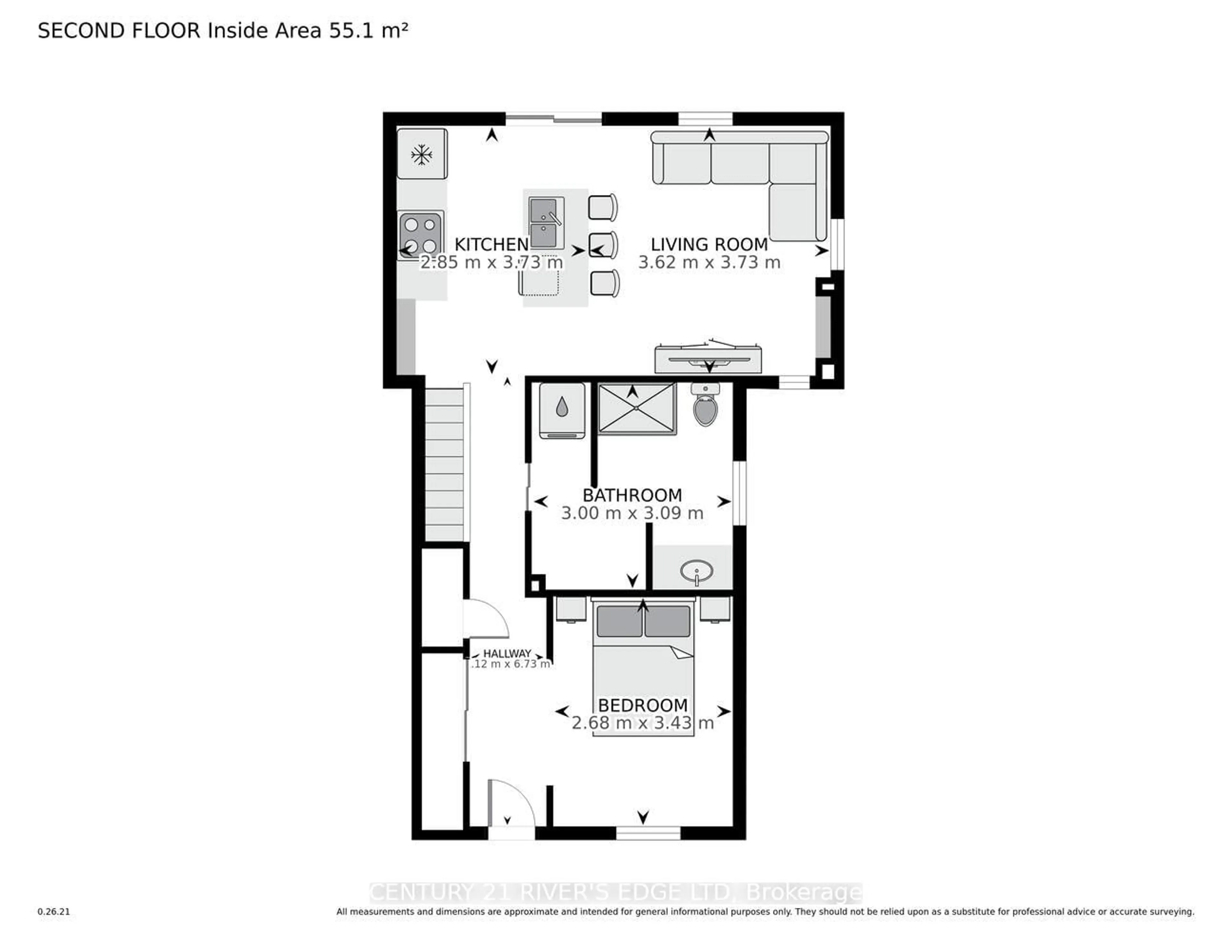 Floor plan for 188 ARMSTRONG St, Ottawa Ontario K1Y 4E2