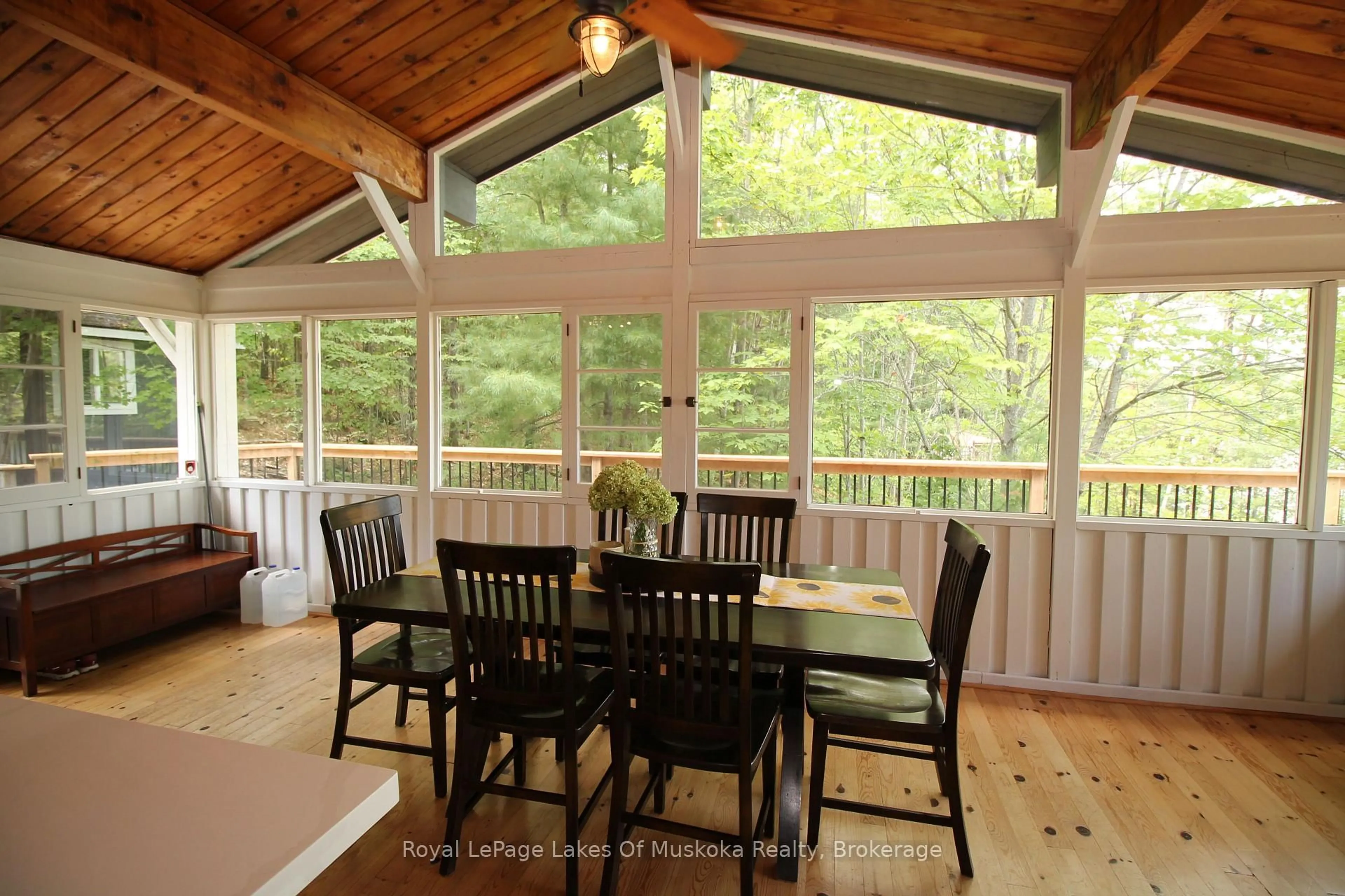 Patio, water/lake/river/ocean view for 524 Peninsula Rd, Gravenhurst Ontario P1P 1R2