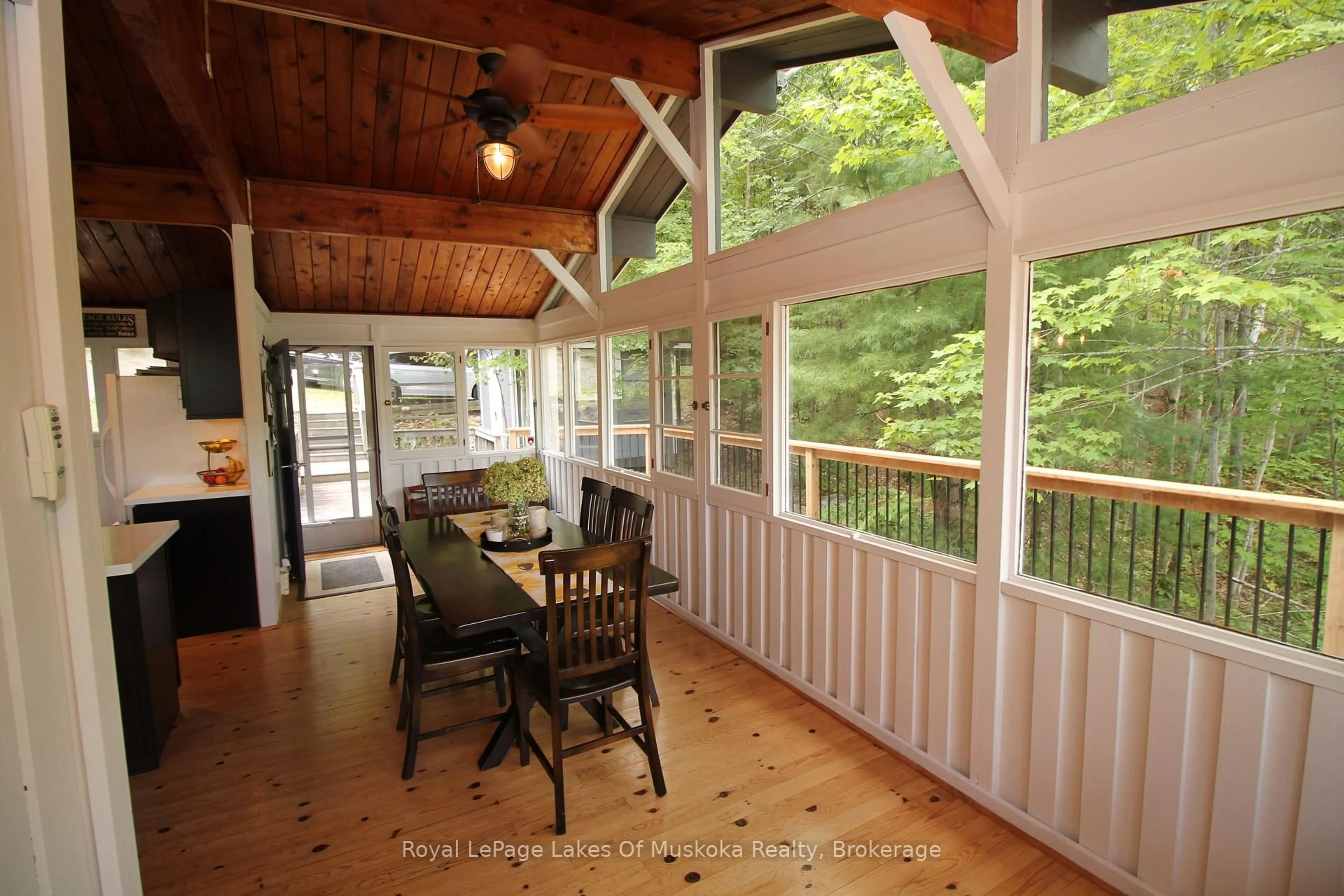 Patio, water/lake/river/ocean view for 524 Peninsula Rd, Gravenhurst Ontario P1P 1R2