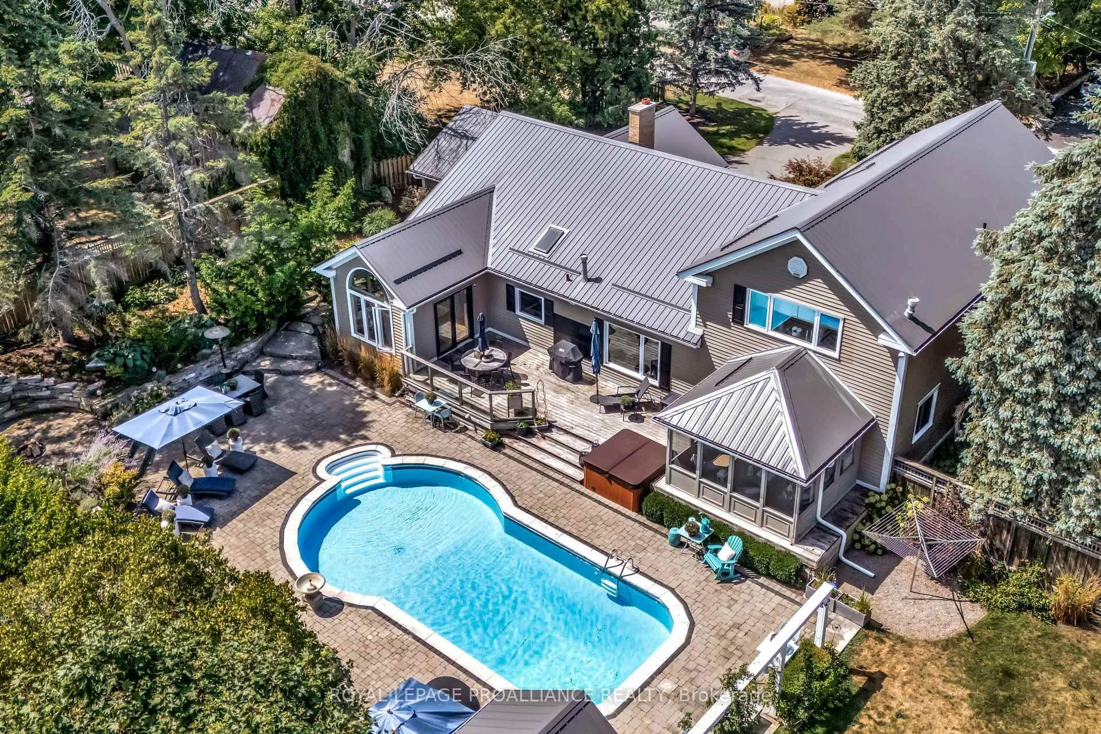 A pic from outside/outdoor area/front of a property/back of a property/a pic from drone, unknown for 3 Wesley Acres Rd, Prince Edward County Ontario K0K 1G0