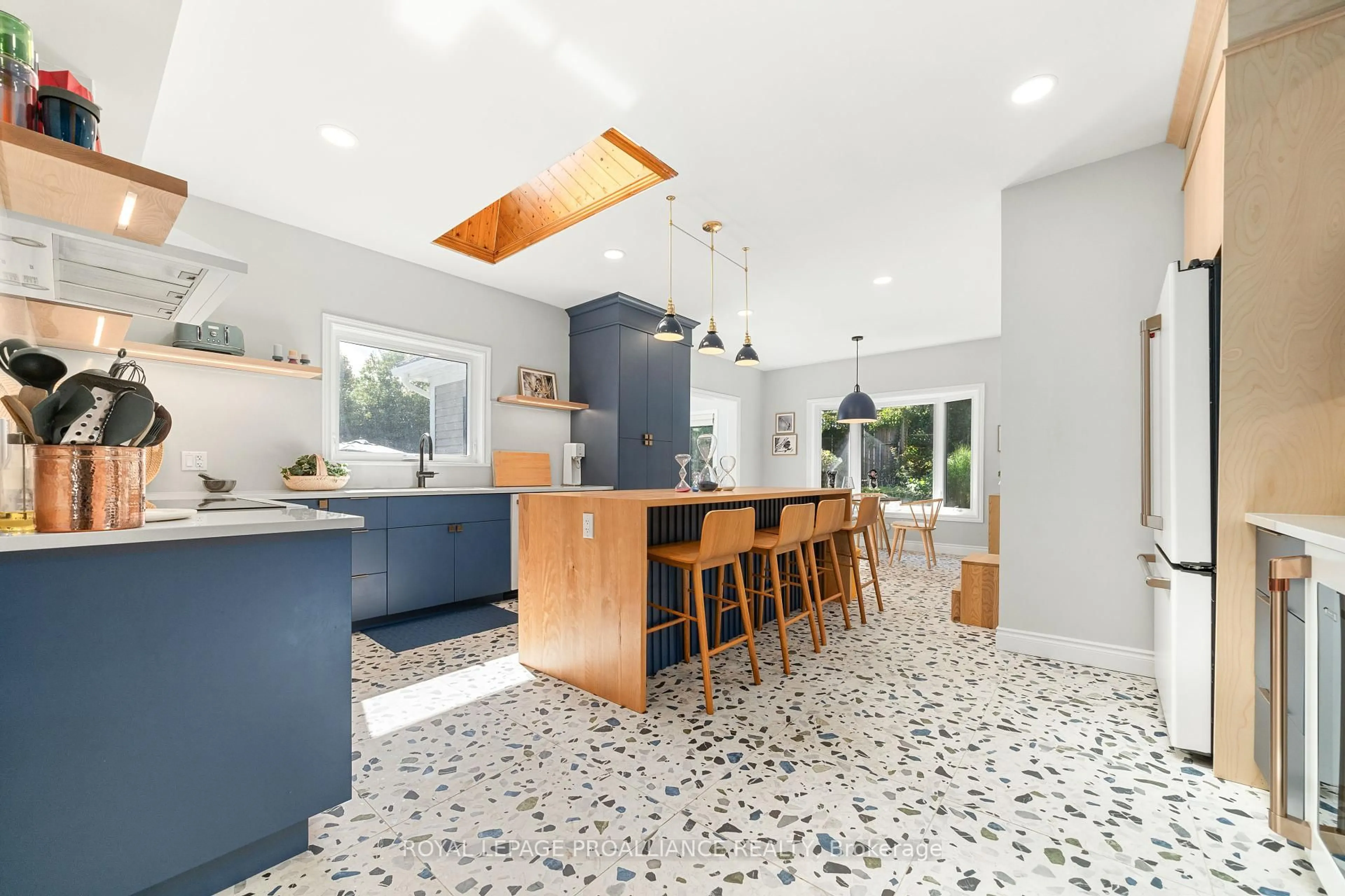 Contemporary kitchen, ceramic/tile floor for 3 Wesley Acres Rd, Prince Edward County Ontario K0K 1G0