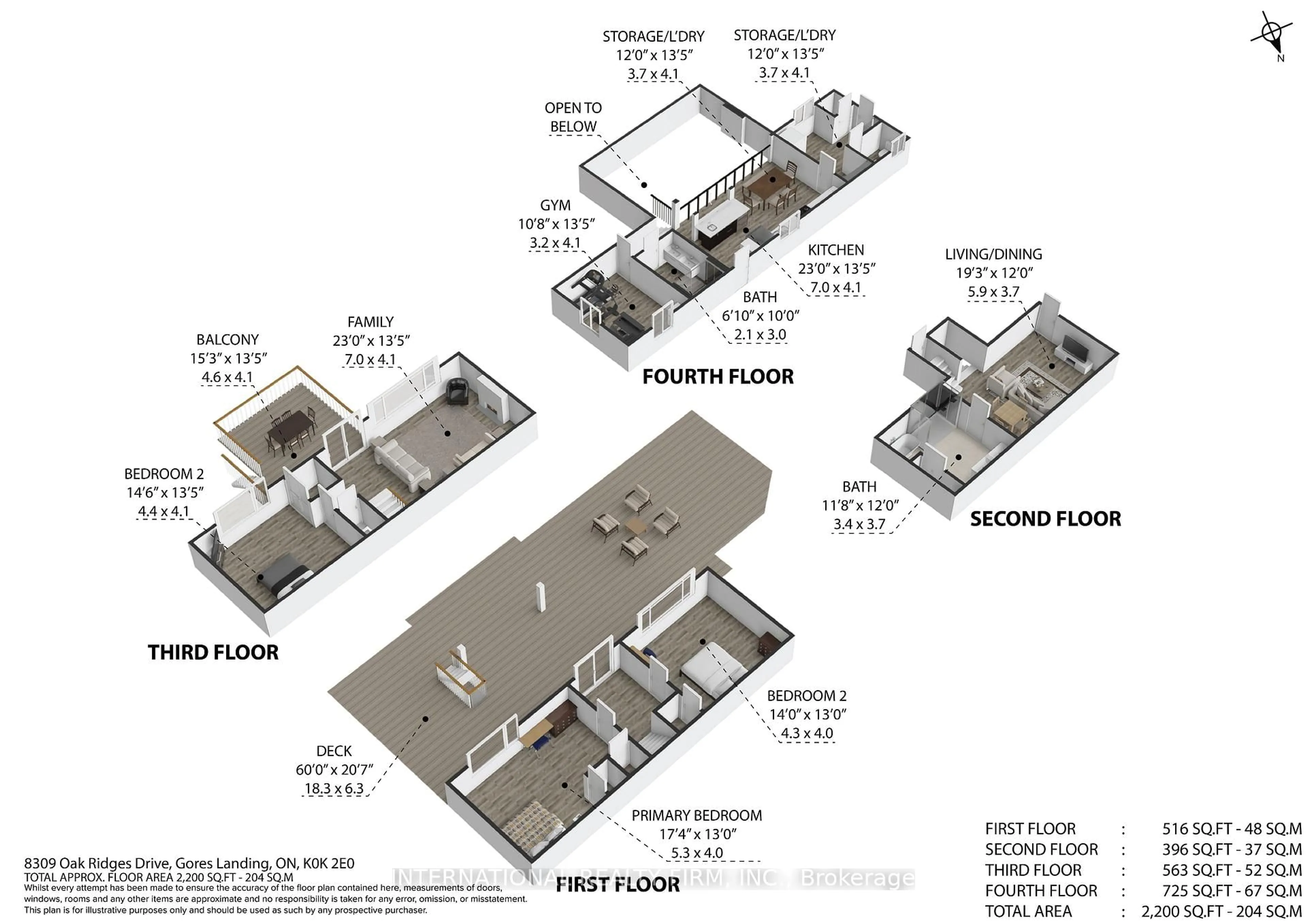 Floor plan for 8309 Oak Ridges Dr, Hamilton Township Ontario K0K 2E0