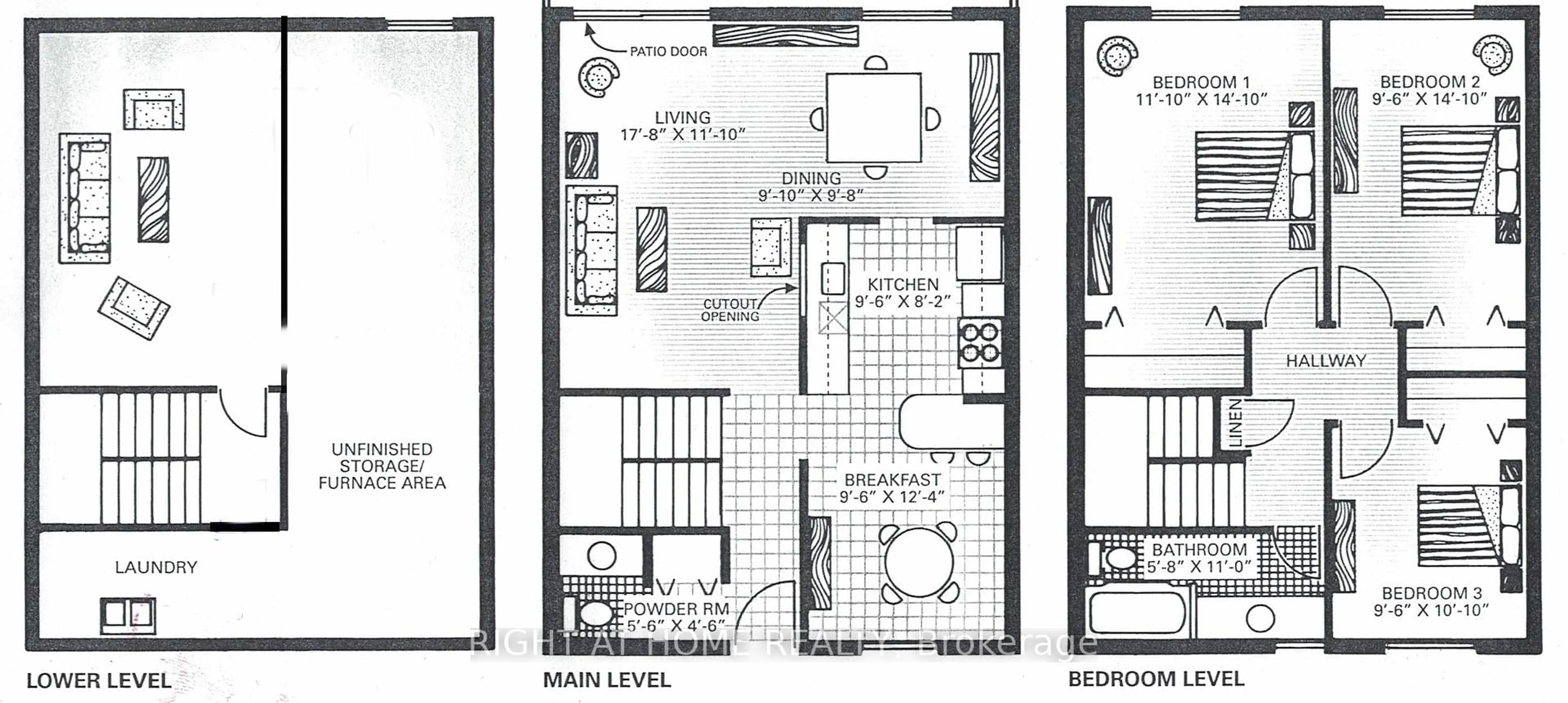 Floor plan for 271 RIDGEPARK Private, Ottawa Ontario K2G 1H1