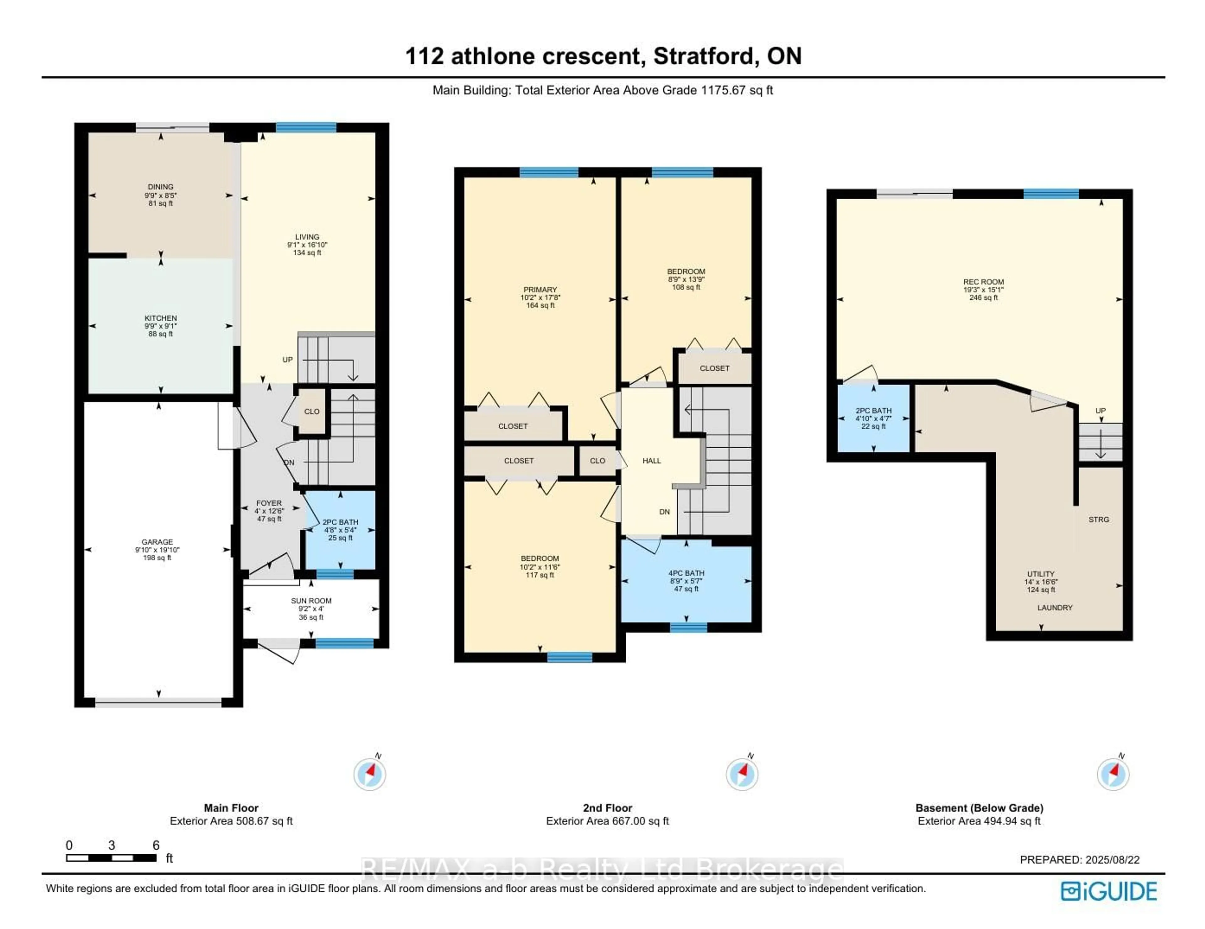 Floor plan for 112 Athlone Cres, Stratford Ontario N4Z 1H8