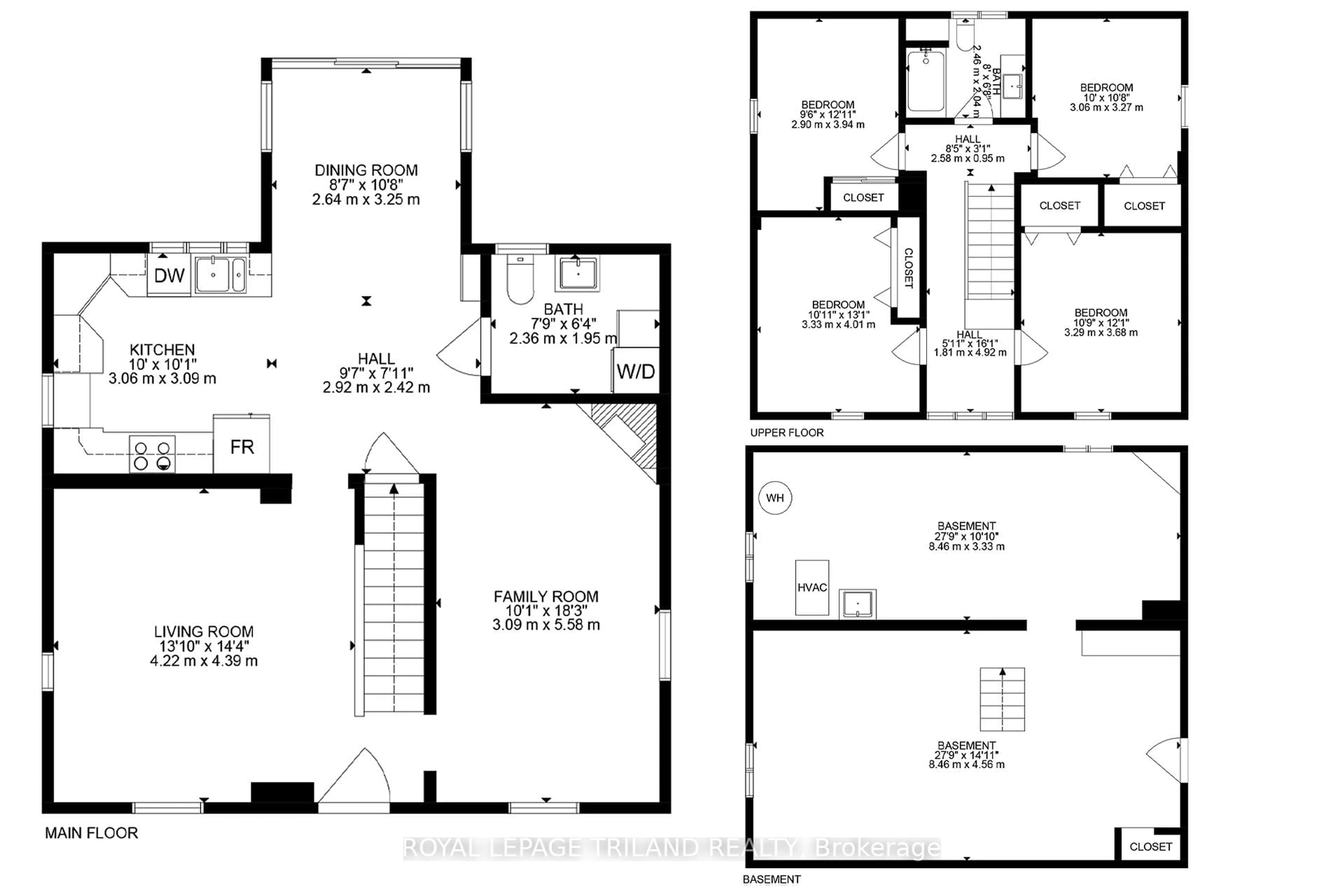 Floor plan for 264 George St, North Middlesex Ontario N0M 2K0