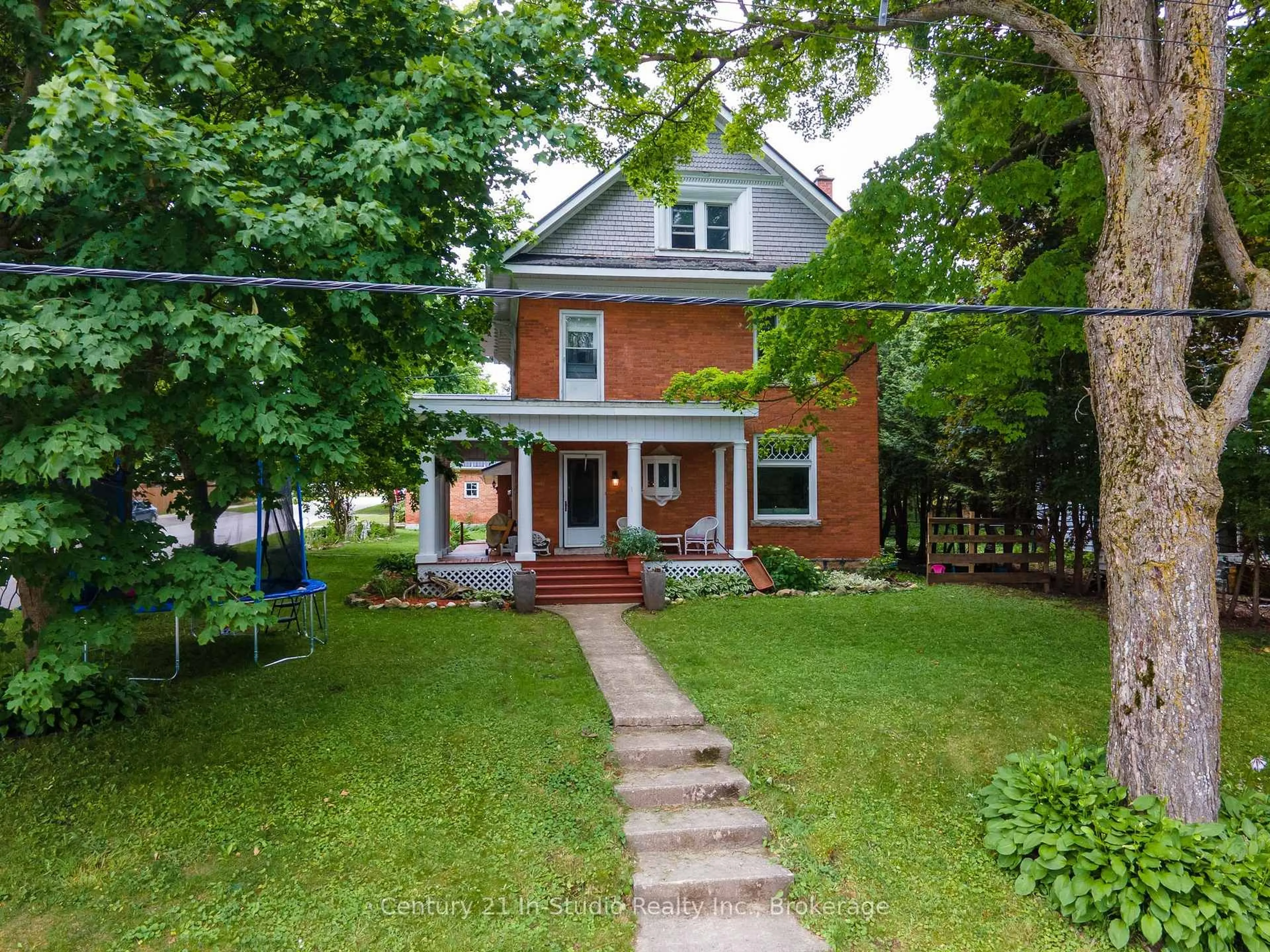 Home with brick exterior material, street for 45 Mark St, Grey Highlands Ontario N0C 1H0