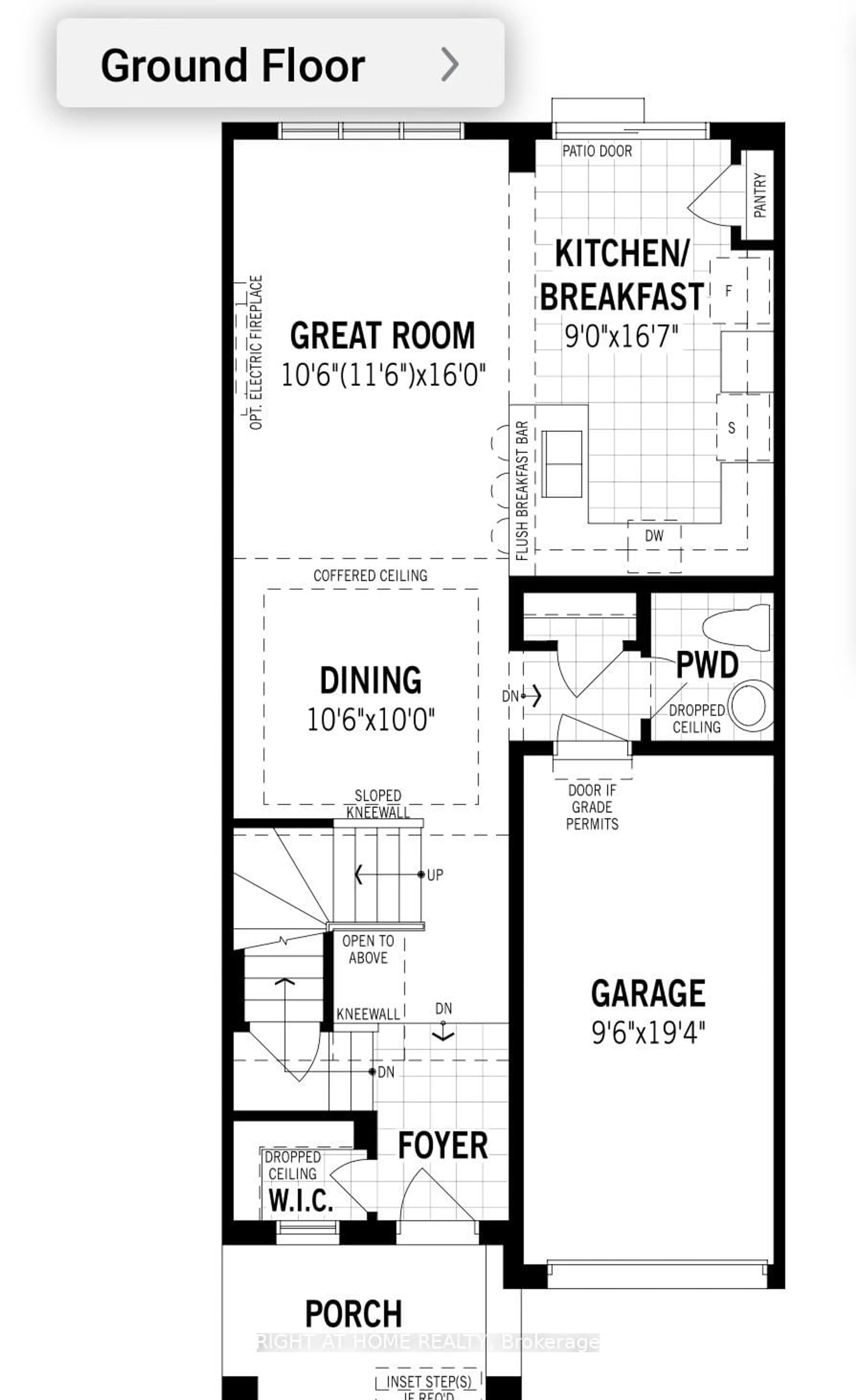 Floor plan for 738 Quilter Row, Richmond Ontario K0A 2Z0