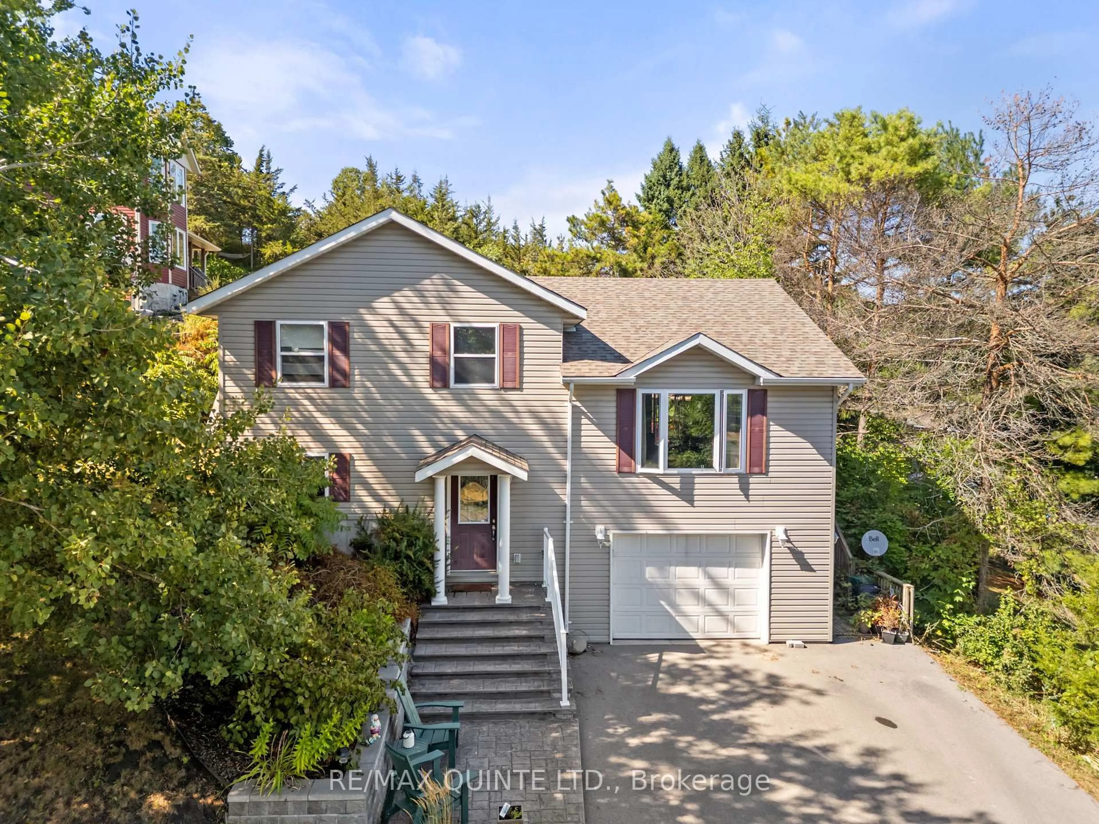 A pic from outside/outdoor area/front of a property/back of a property/a pic from drone, street for 60 Concession Rd, Hastings Ontario K0K 2C0