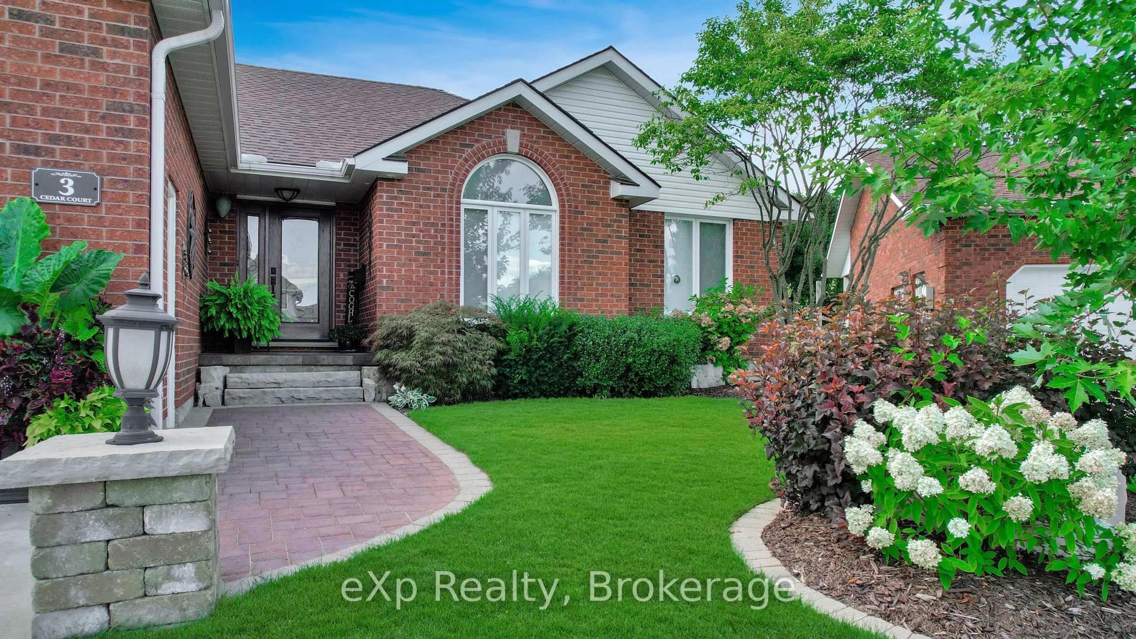 Home with brick exterior material, street for 3 Cedar Crt, Brockton Ontario N0G 2V0
