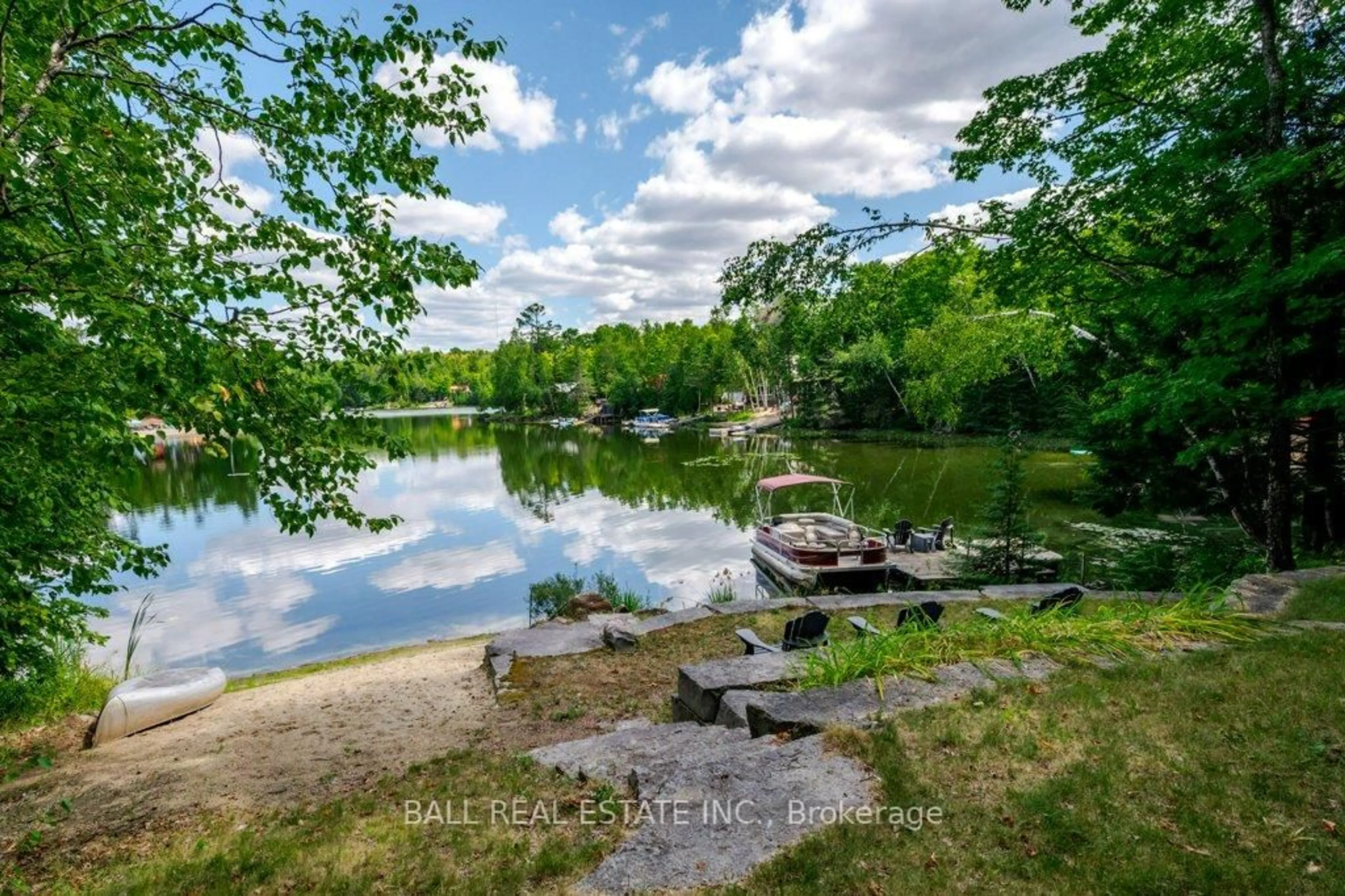 A pic from outside/outdoor area/front of a property/back of a property/a pic from drone, water/lake/river/ocean view for 226 FR 294, Trent Lakes Ontario K0L 1J0