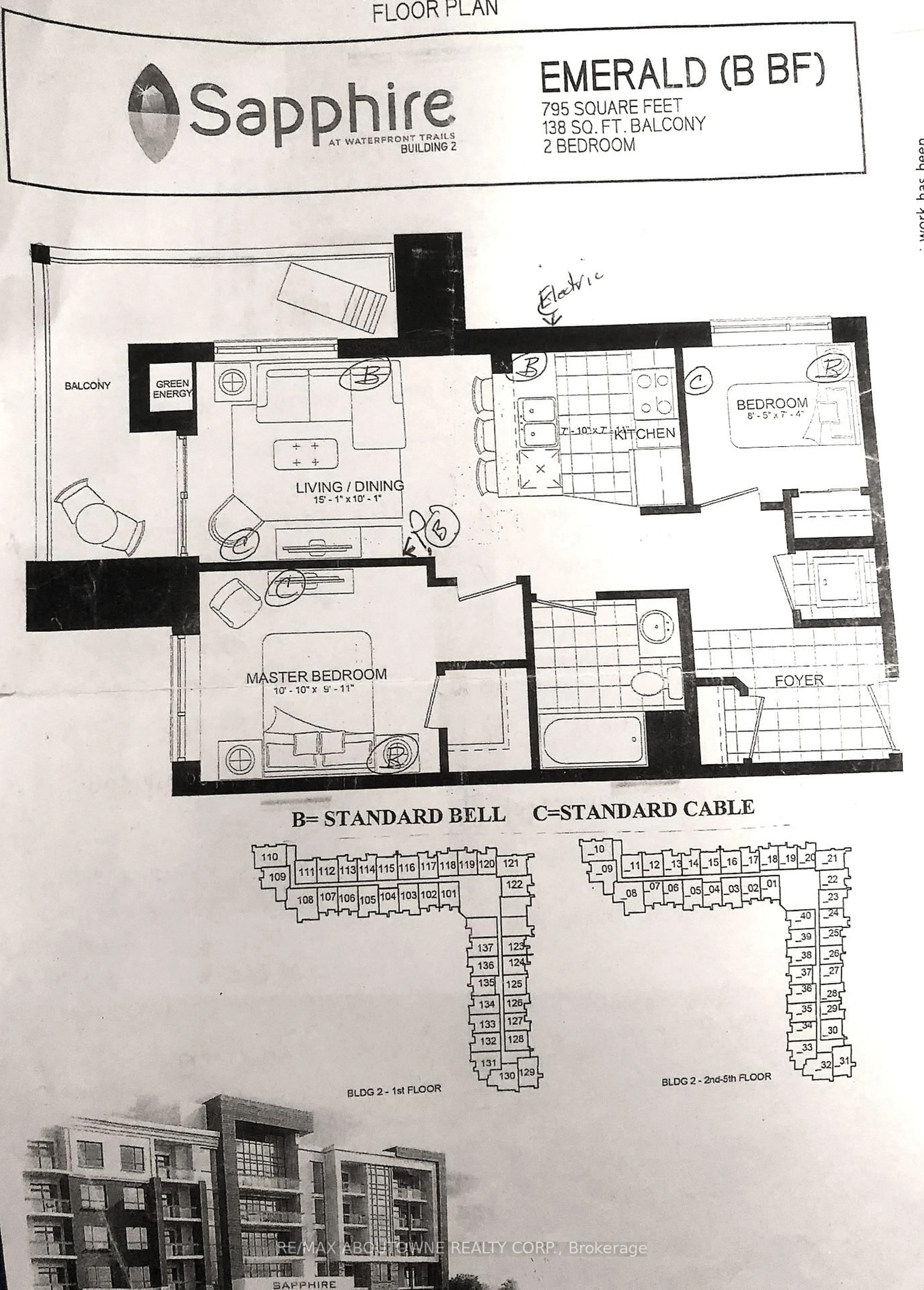 Floor plan for 101 Shoreview Pl #510, Hamilton Ontario L8E 0K2