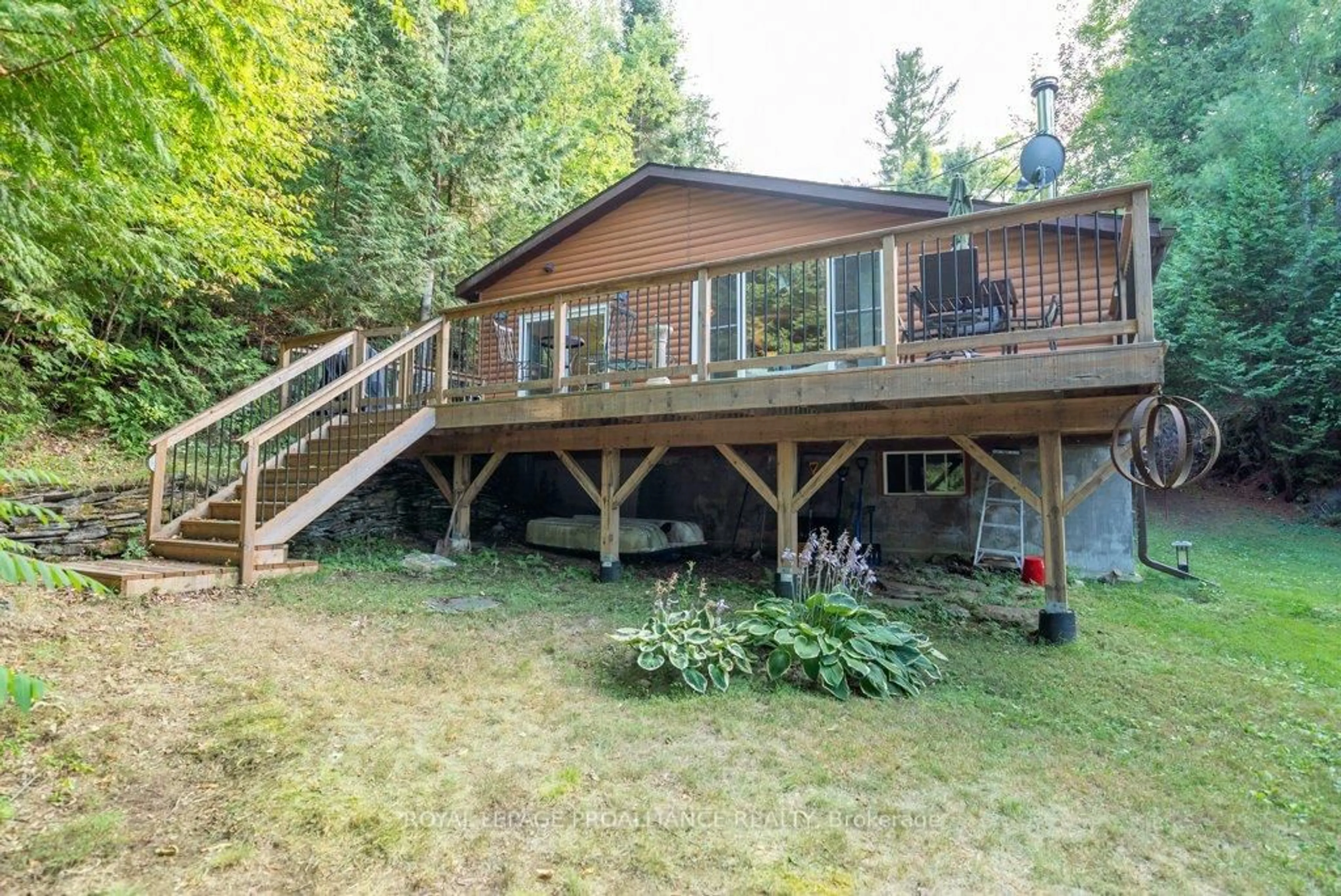Patio, water/lake/river/ocean view for 4325A Road 506, Cloyne Ontario K0H 1K0