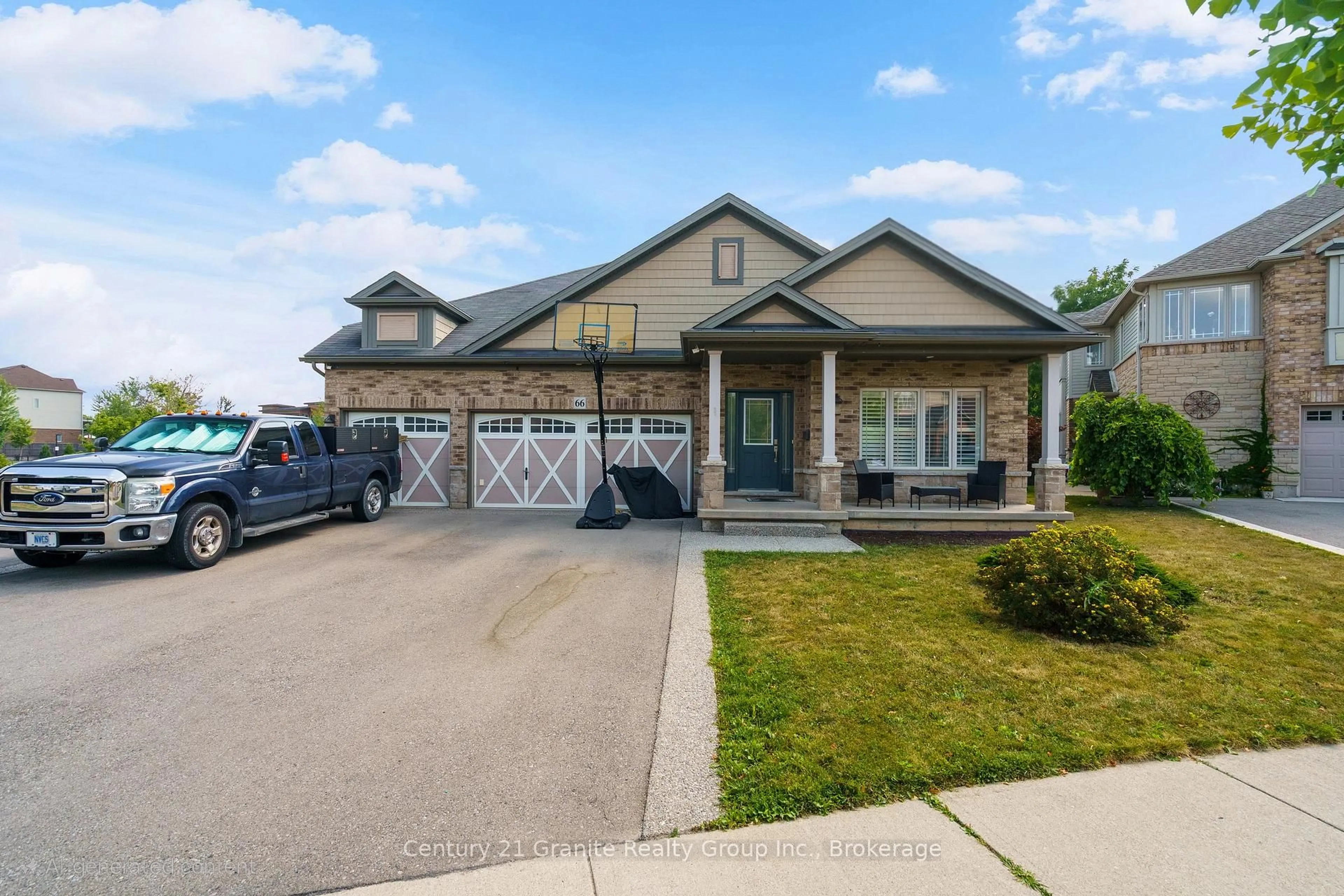 Home with vinyl exterior material, street for 66 Magnificent Way, Hamilton Ontario L0R 1C0