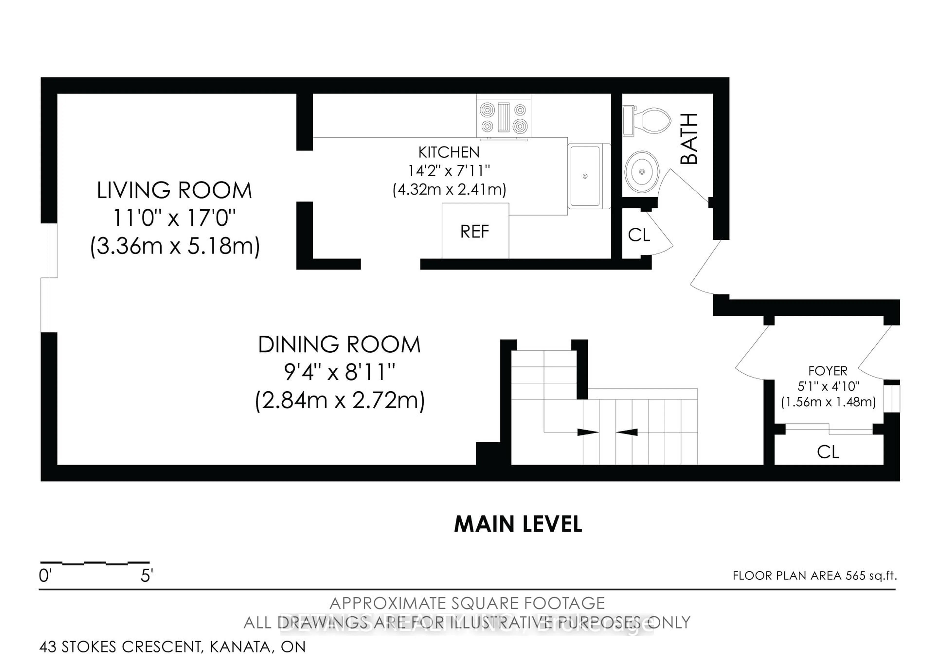 Floor plan for 43 Stokes Cres #70, Kanata Ontario K2L 2Z5