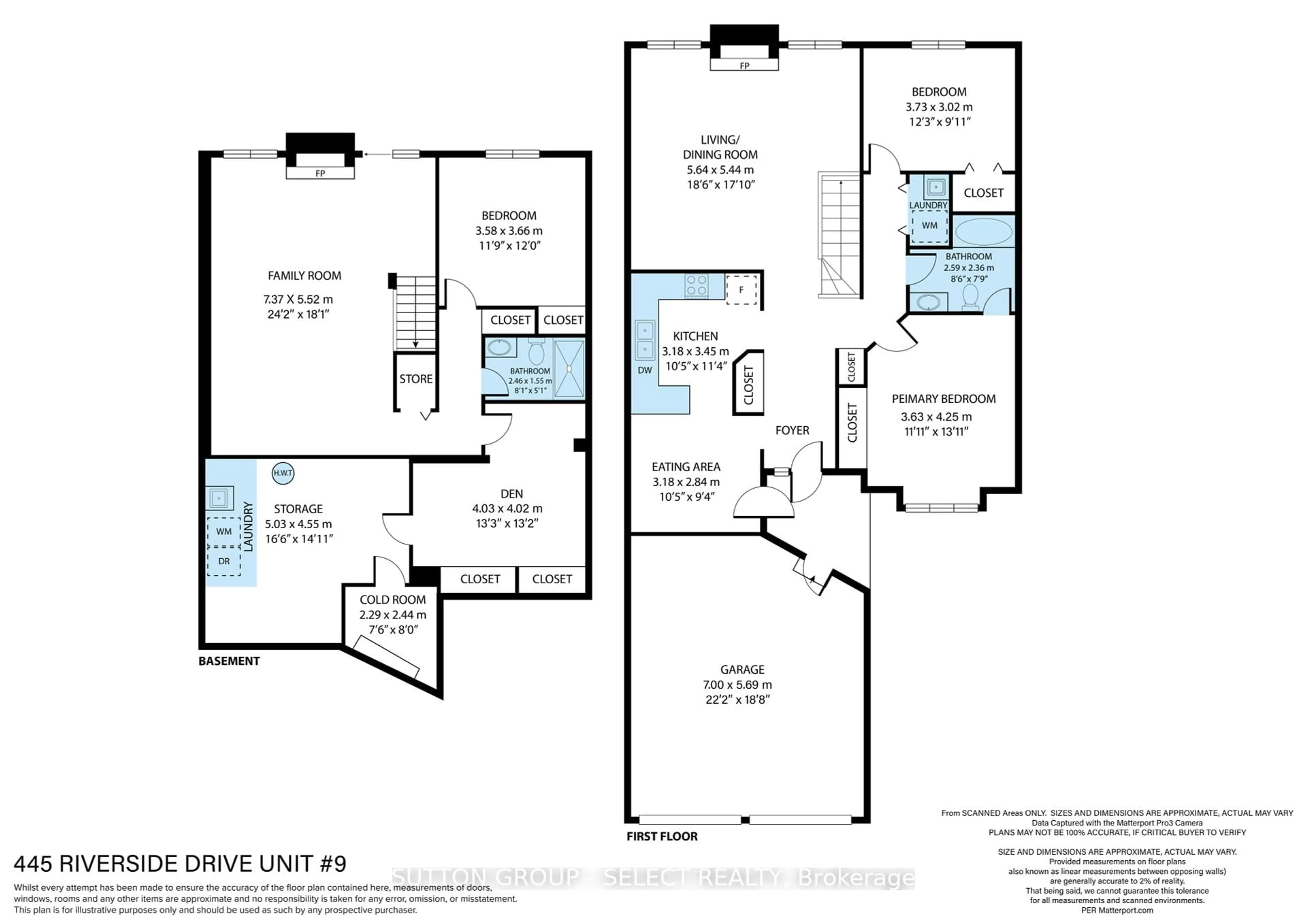 Floor plan for 445 Riverside Dr #9, London North Ontario N6H 2R8