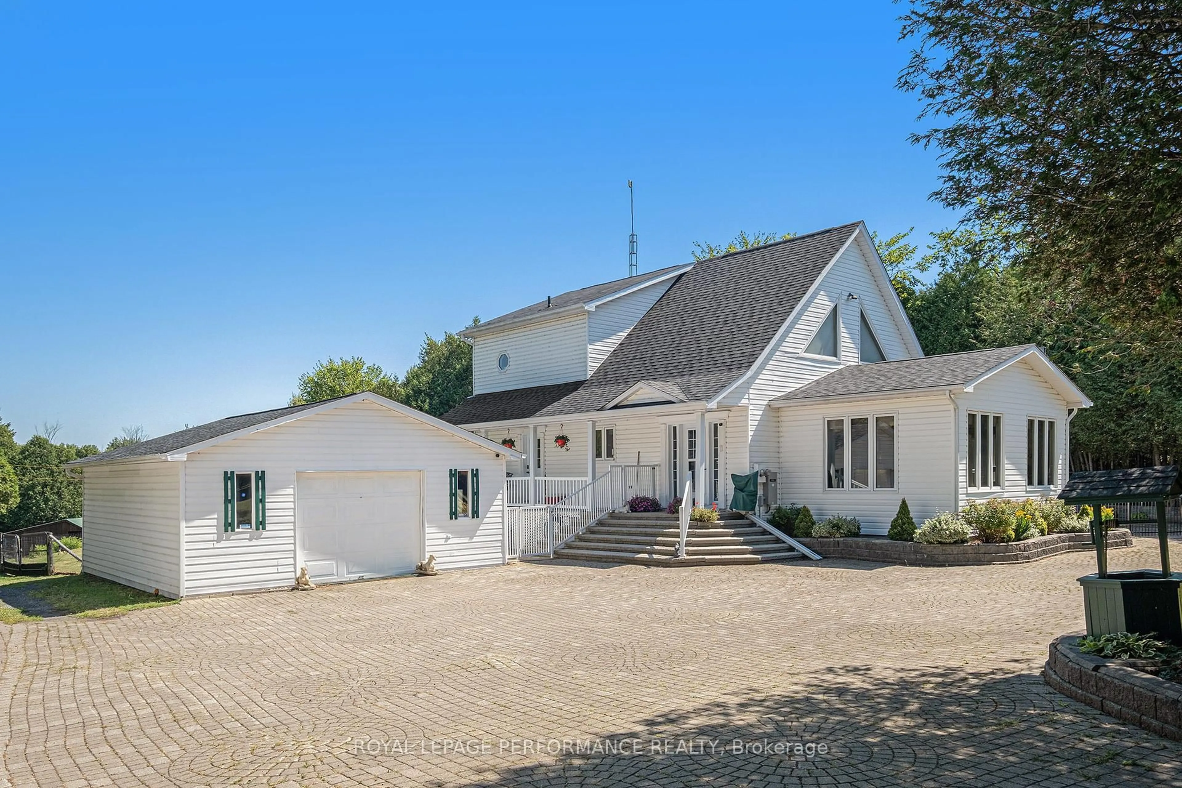 A pic from outside/outdoor area/front of a property/back of a property/a pic from drone, street for 3425 Kenyon Dam Rd, North Glengarry Ontario K0C 1A0