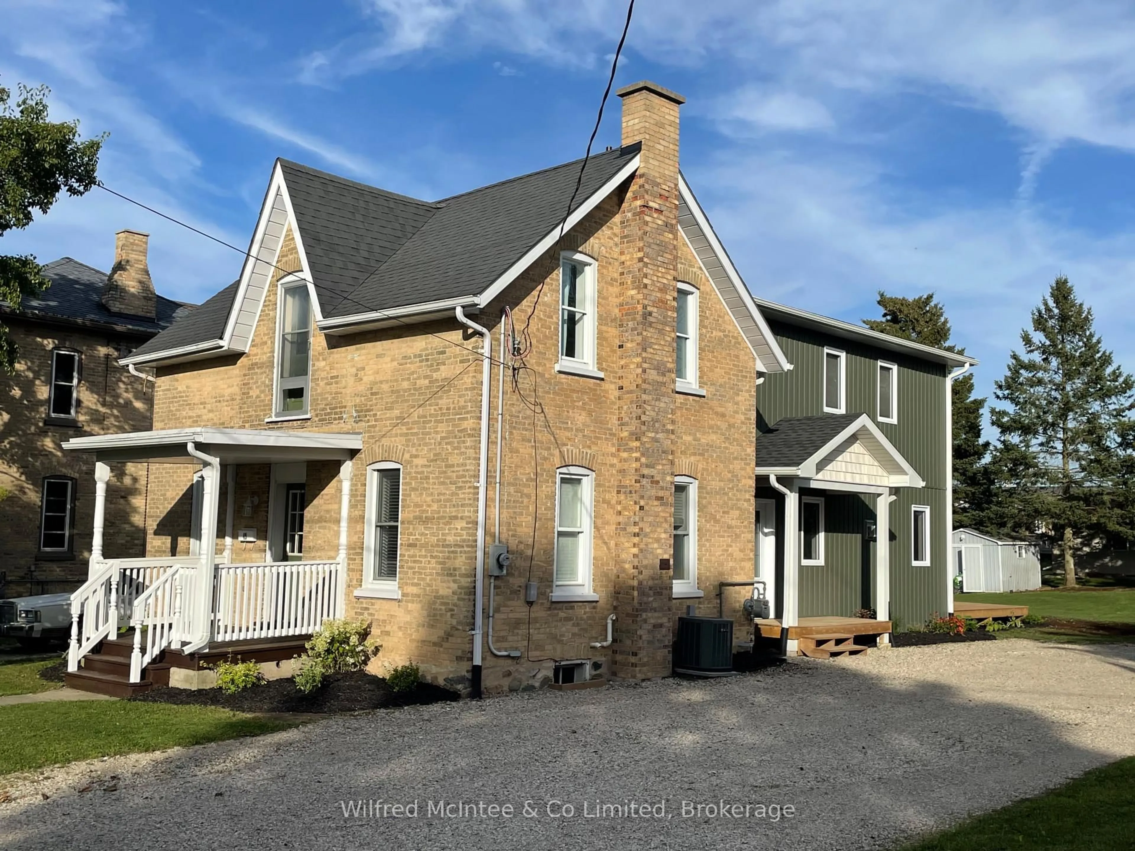 A pic from outside/outdoor area/front of a property/back of a property/a pic from drone, street for 49 Absalom St, South Bruce Ontario N0G 2J0