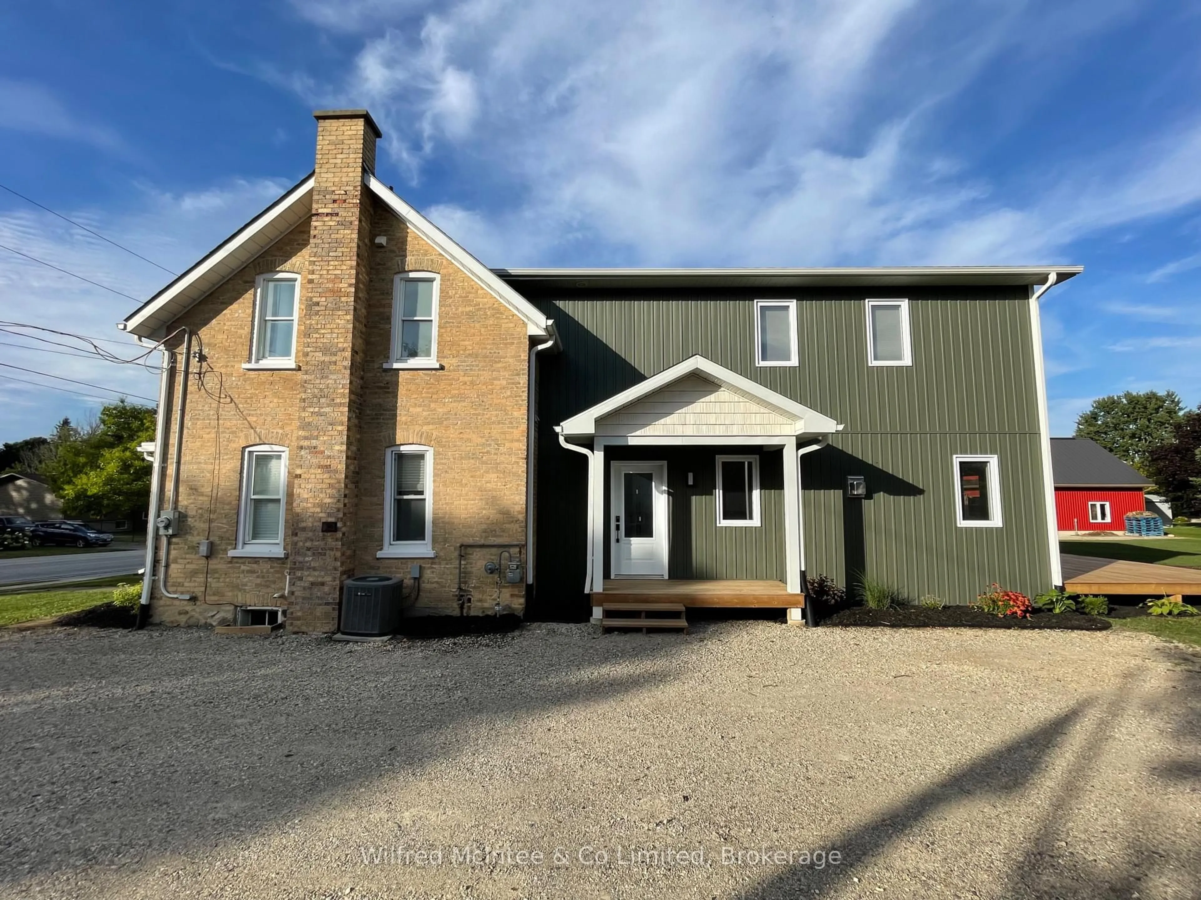 A pic from outside/outdoor area/front of a property/back of a property/a pic from drone, building for 49 Absalom St, South Bruce Ontario N0G 2J0