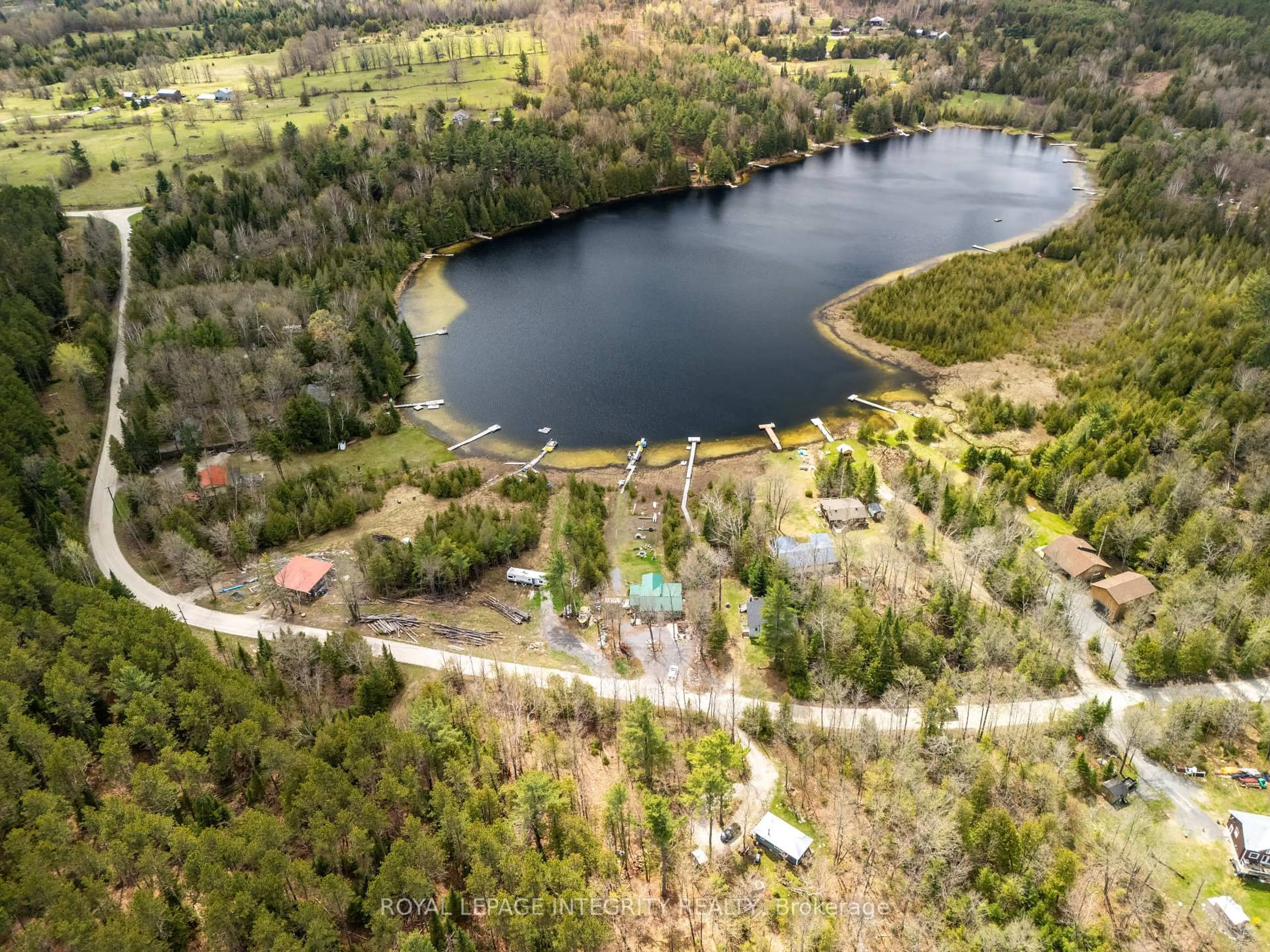 A pic from outside/outdoor area/front of a property/back of a property/a pic from drone, water/lake/river/ocean view for 817 Darling Concession 7 Rd, Lanark Ontario K0G 1K0