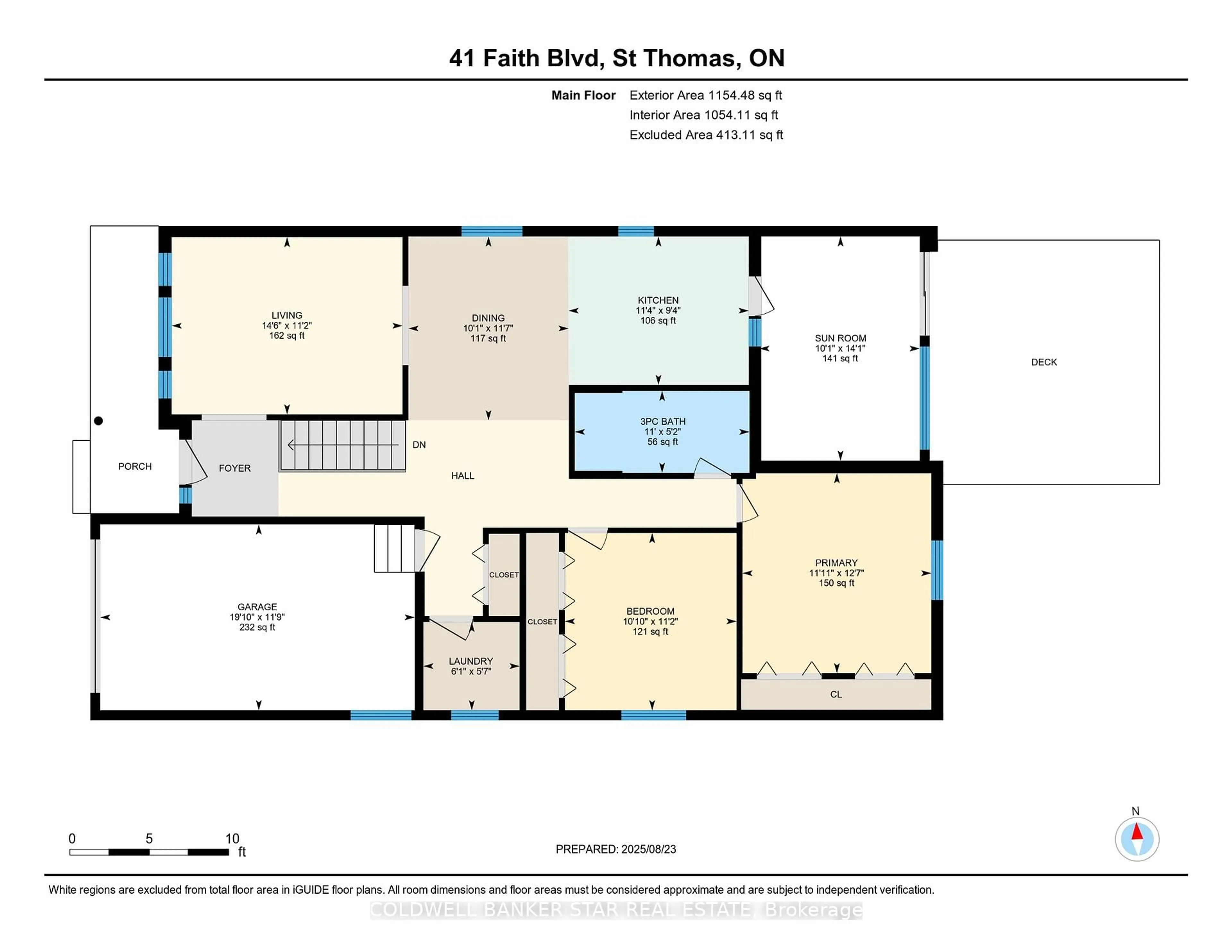 Floor plan for 41 Faith Blvd, St. Thomas Ontario N5R 6K2