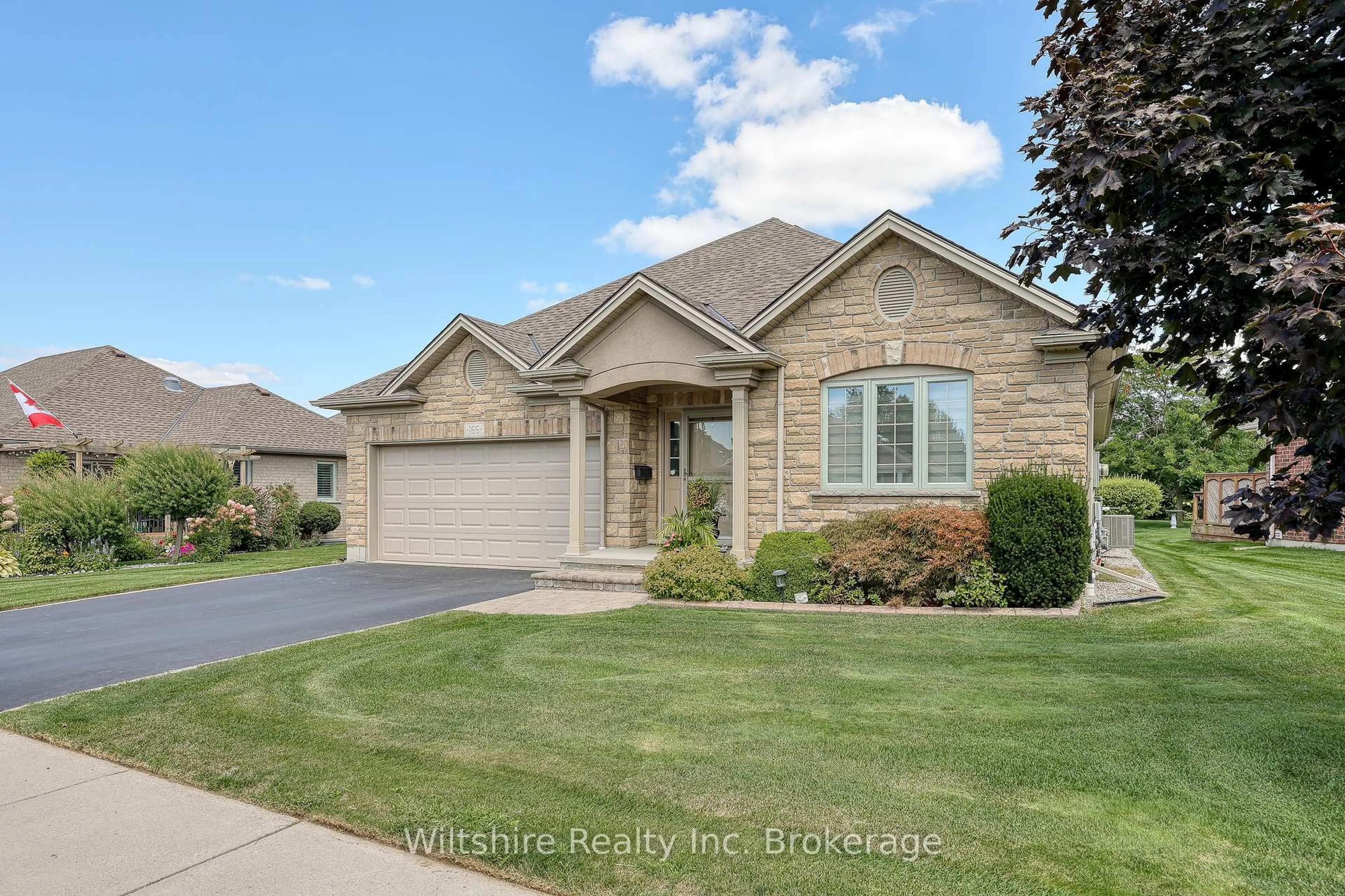 Home with brick exterior material, street for 166 Weston Dr, Tillsonburg Ontario N4G 0C5