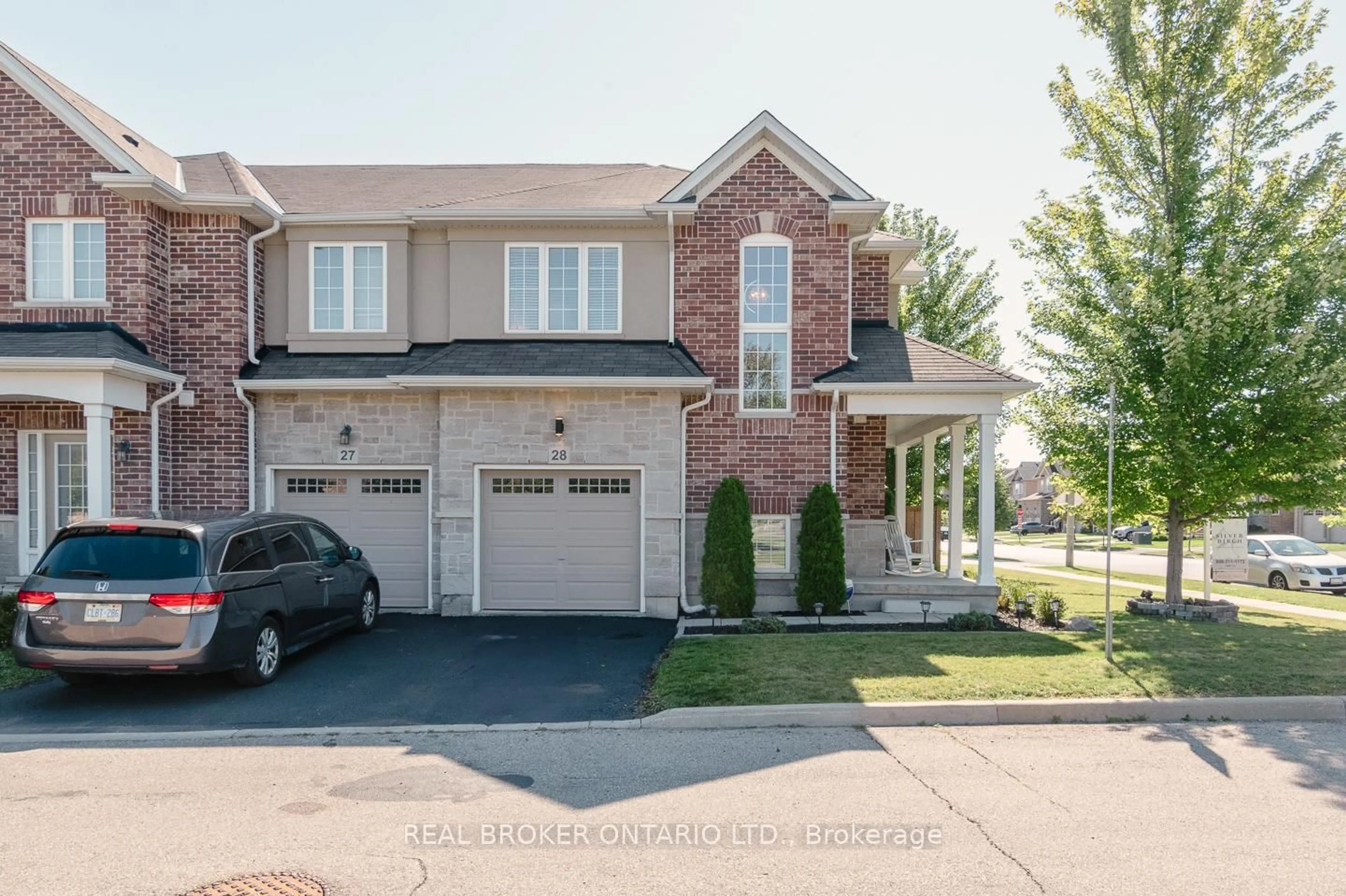 Home with brick exterior material, street for 90 Raymond Rd #28, Hamilton Ontario L9K 0J6