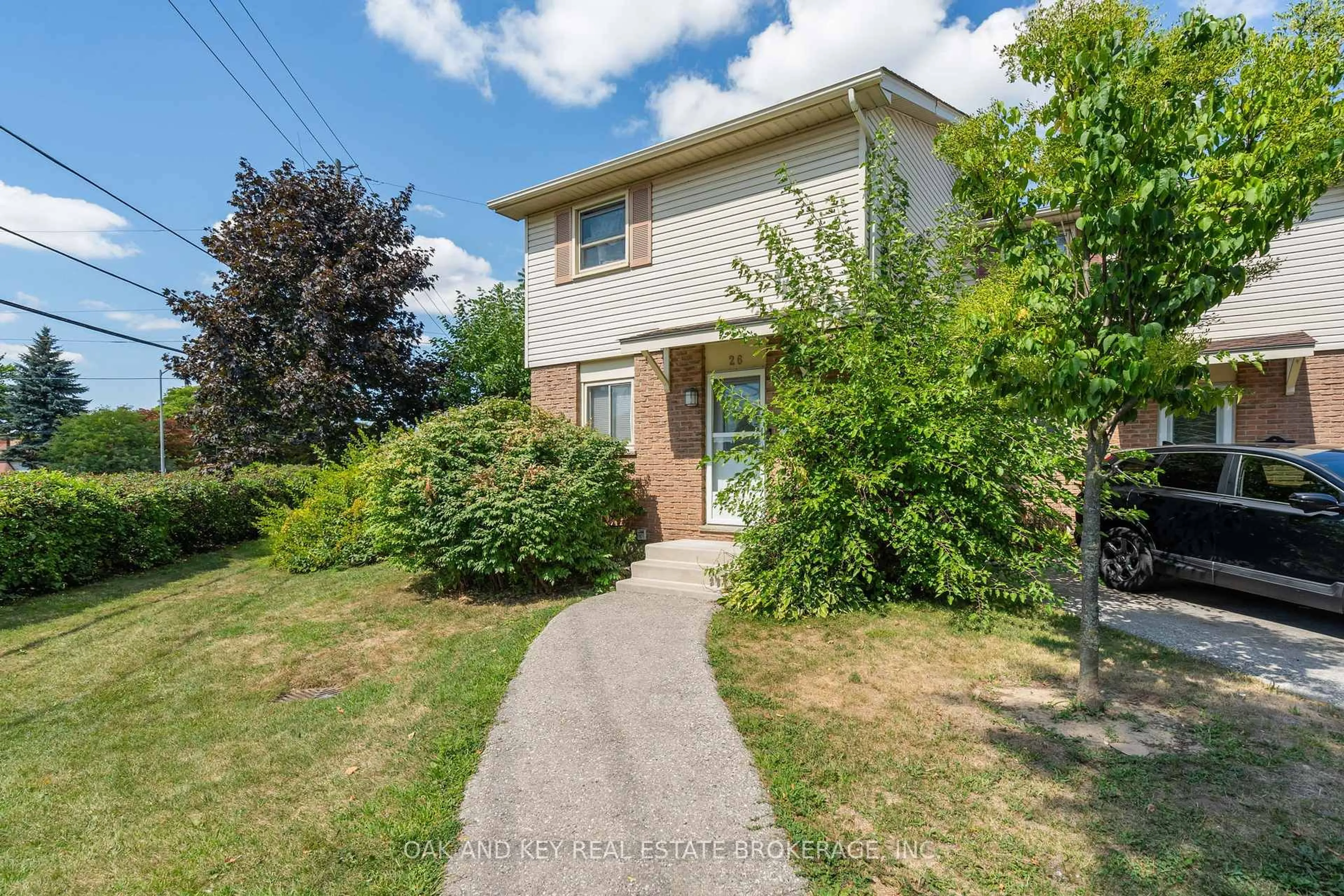 A pic from outside/outdoor area/front of a property/back of a property/a pic from drone, street for 26-230 clarke Rd, London East Ontario N5W 5P5
