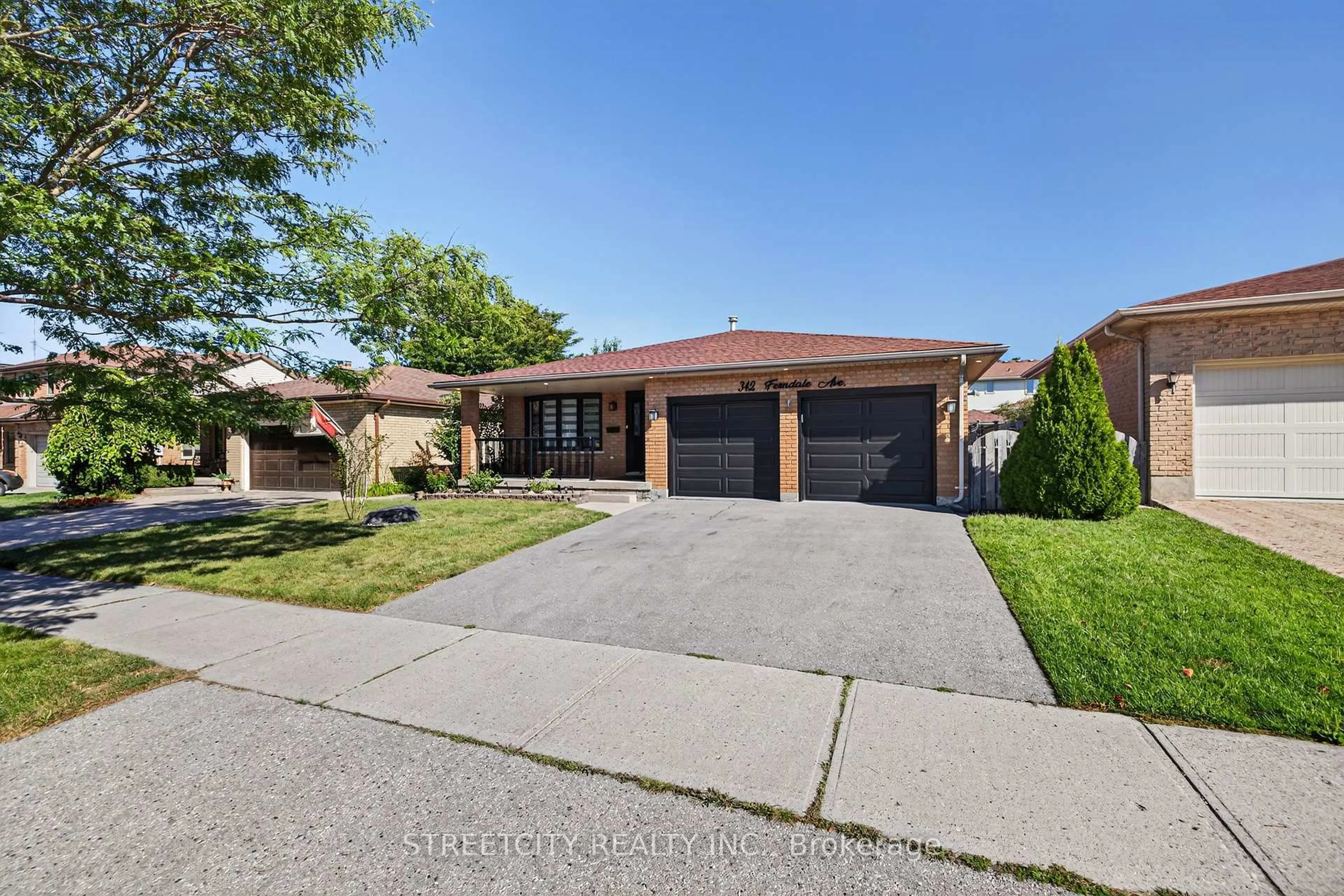 Home with brick exterior material, street for 342 Ferndale Ave, London South Ontario N6C 5J5