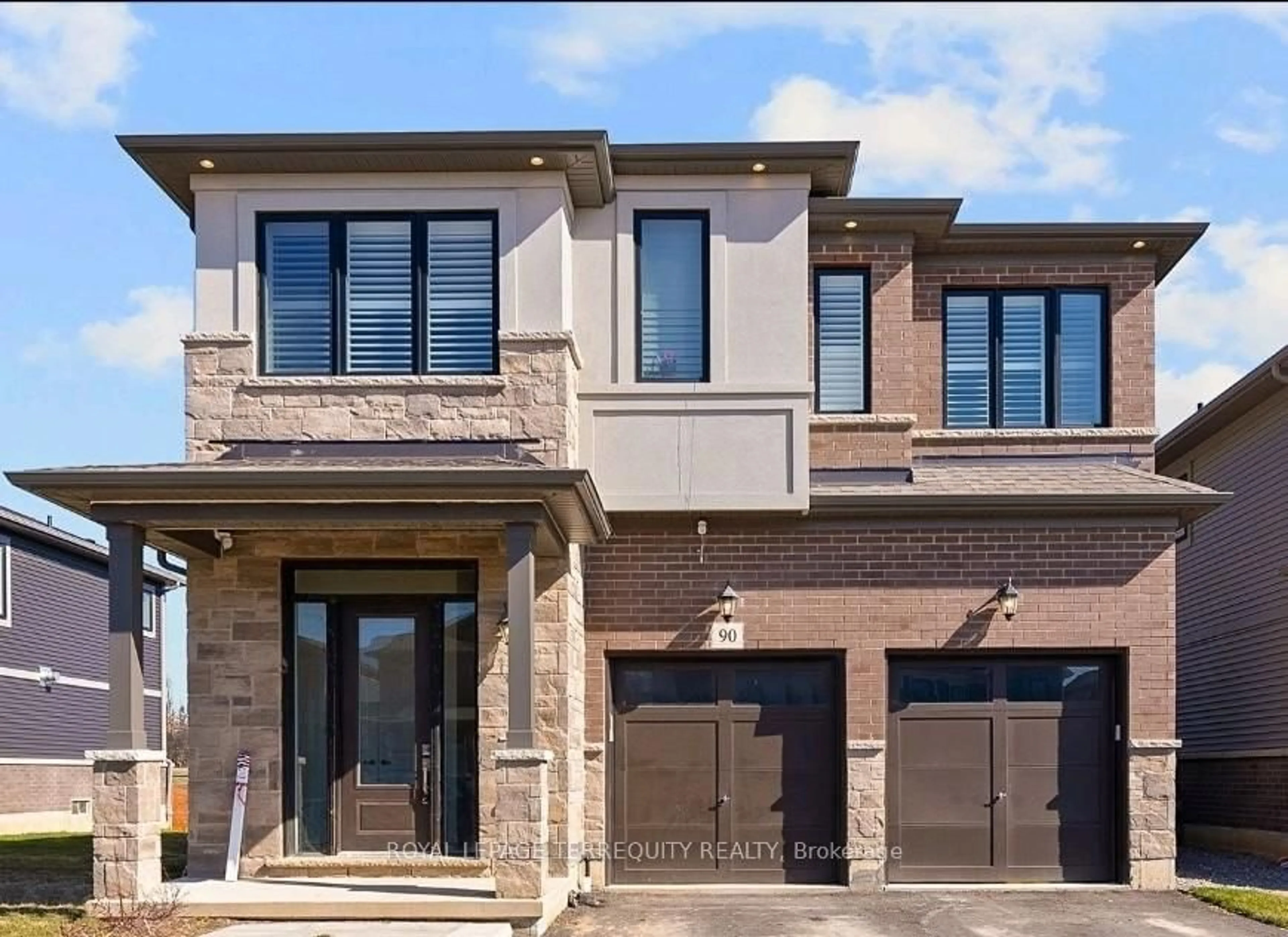 Home with brick exterior material, street for 90 Spitfire Dr, Hamilton Ontario L0R 1W0