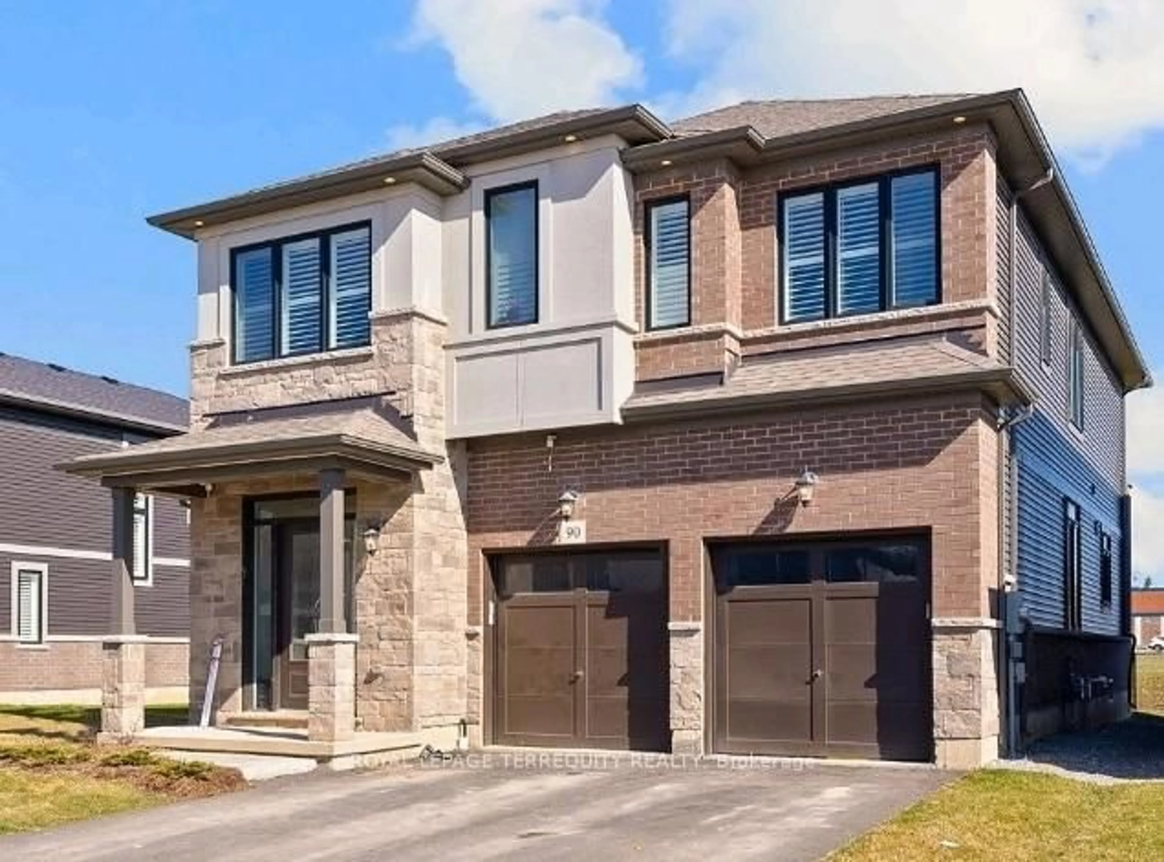 Home with brick exterior material, street for 90 Spitfire Dr, Hamilton Ontario L0R 1W0