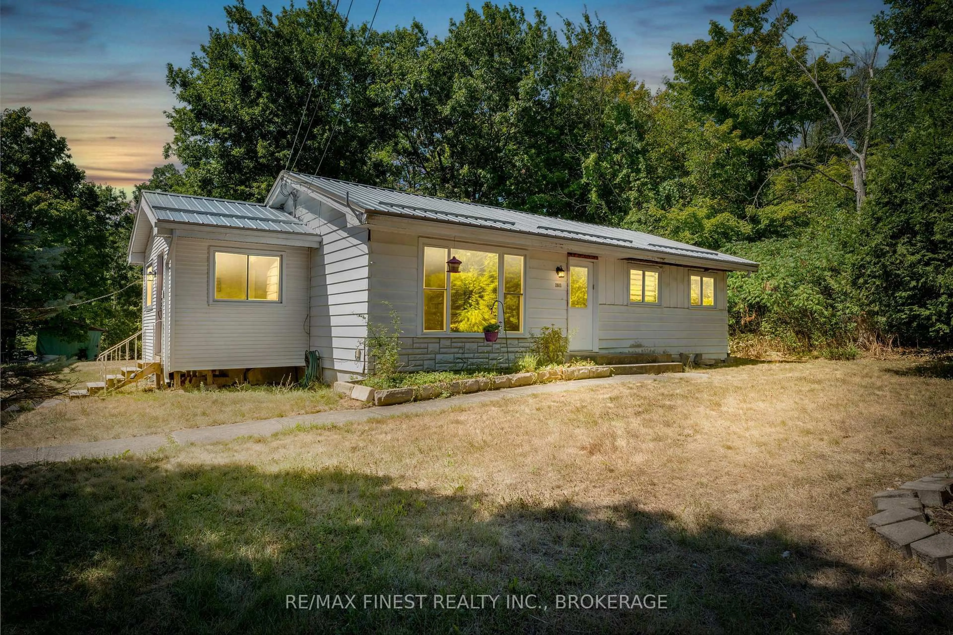 A pic from outside/outdoor area/front of a property/back of a property/a pic from drone, street for 2843 Perth Rd, Kingston Ontario K0H 1S0