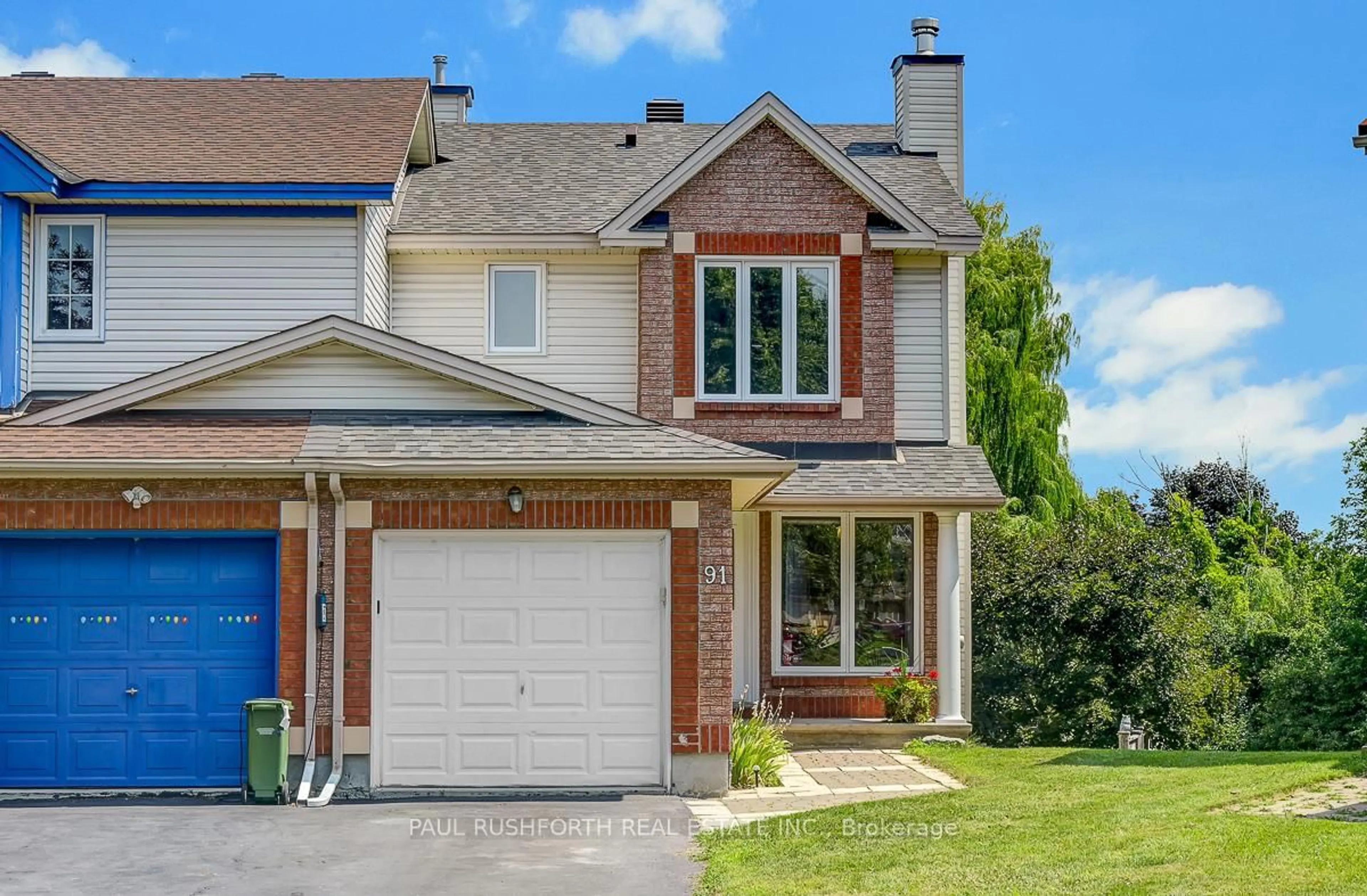 Home with brick exterior material, street for 91 Banchory Cres, Ottawa Ontario K2K 2V2
