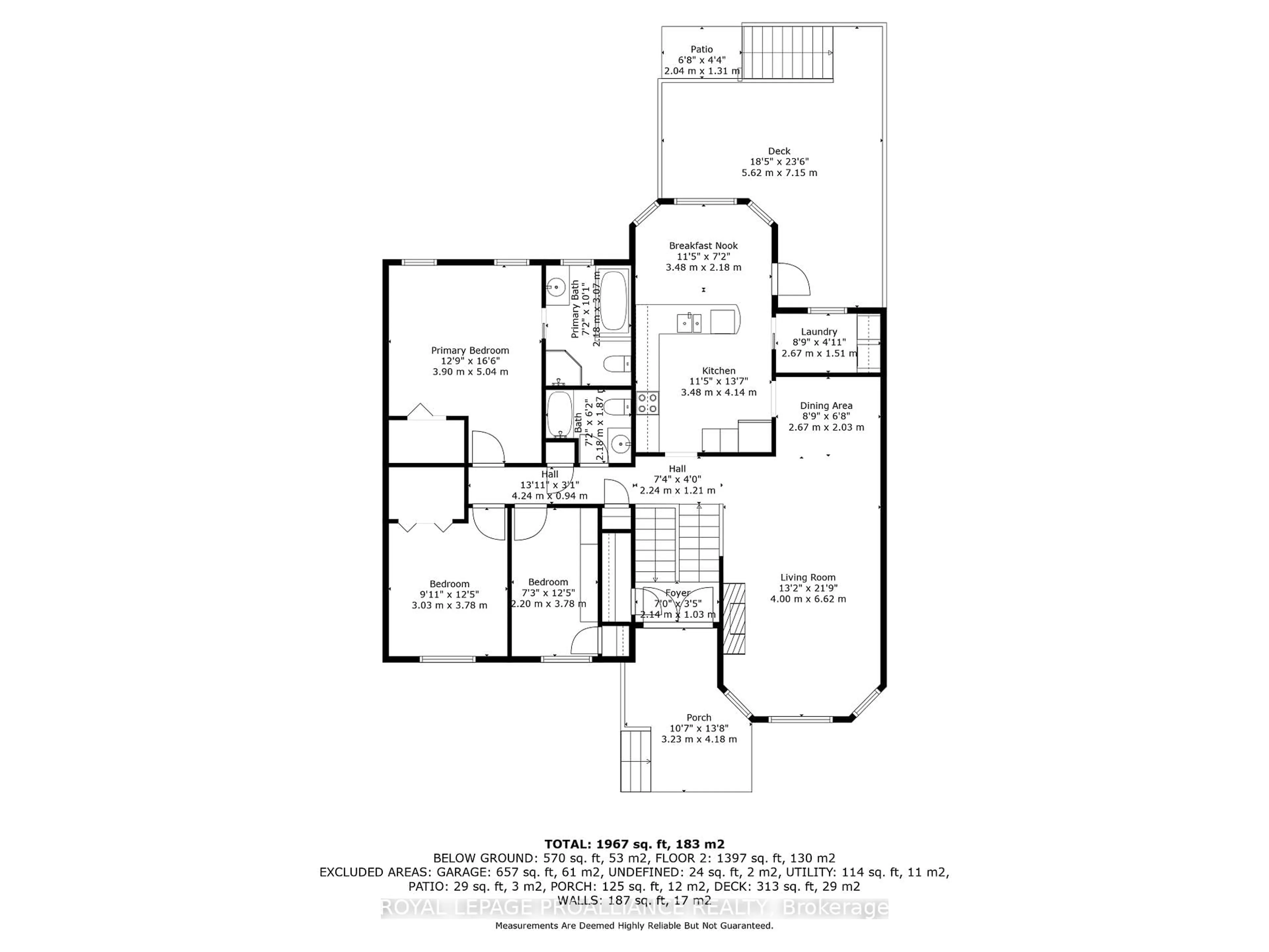 Floor plan for 10 Lenore Ave, Hamilton Township Ontario K9A 5M2