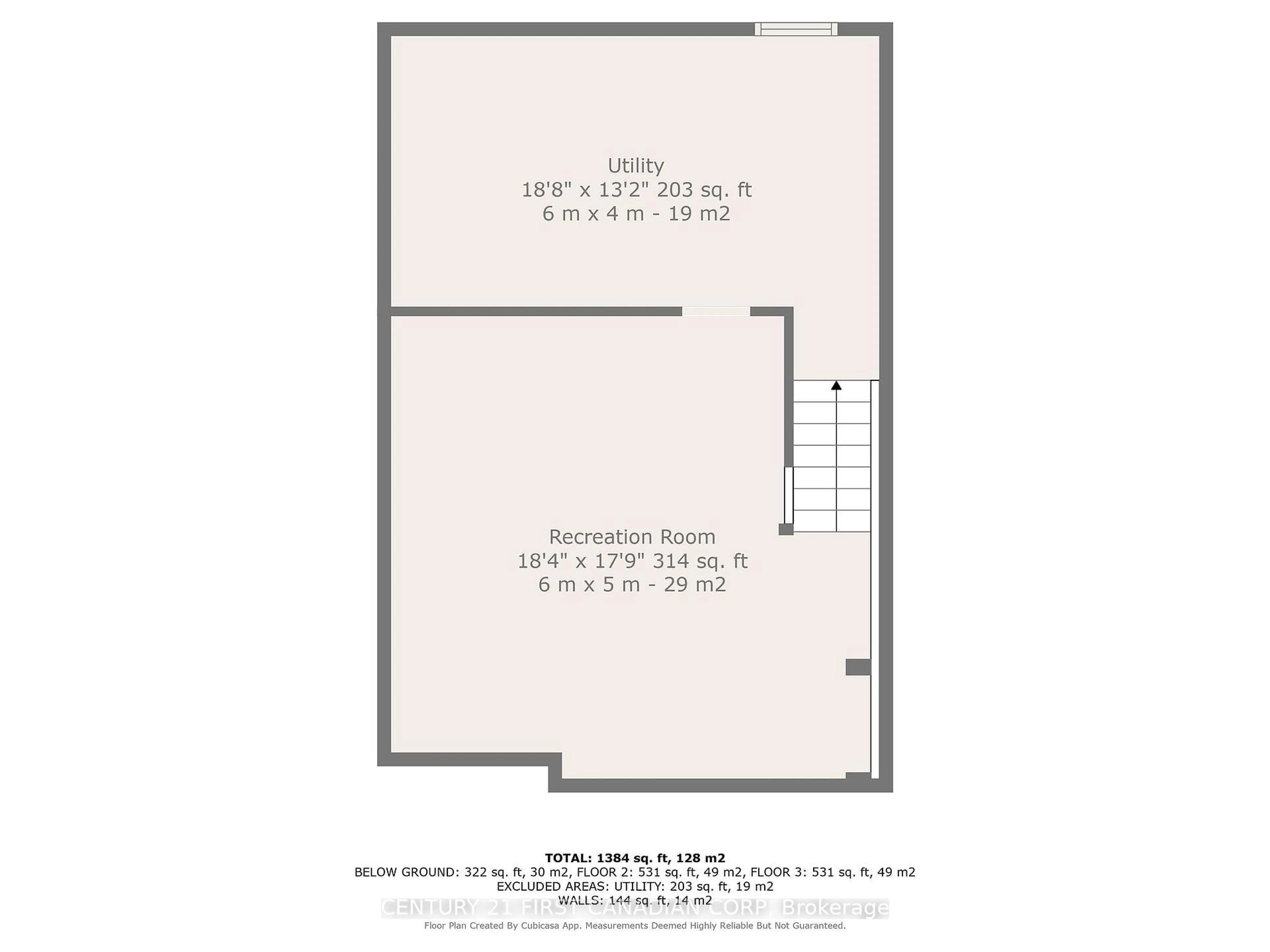 Floor plan for 71 Constable Crt, London North Ontario N6G 3N7