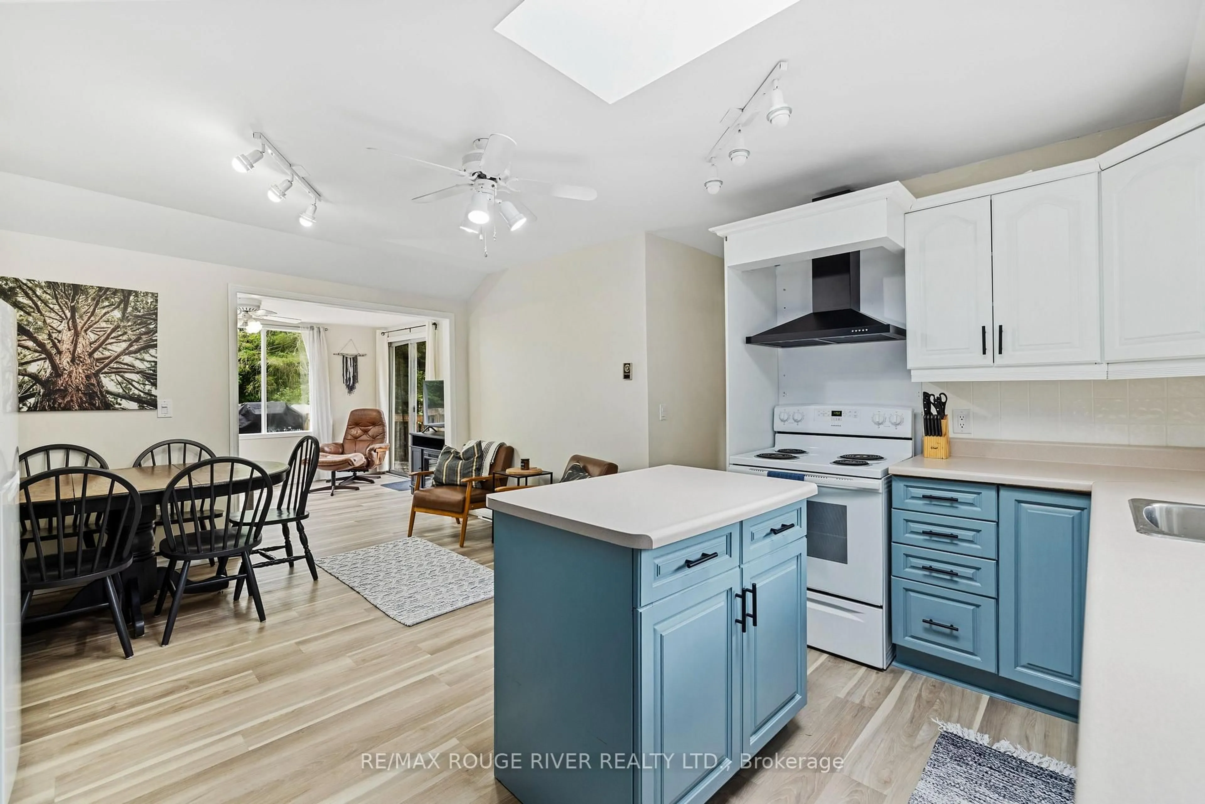 Open concept kitchen, ceramic/tile floor for 39 Hobo Lane, Bancroft Ontario K0L 1C0