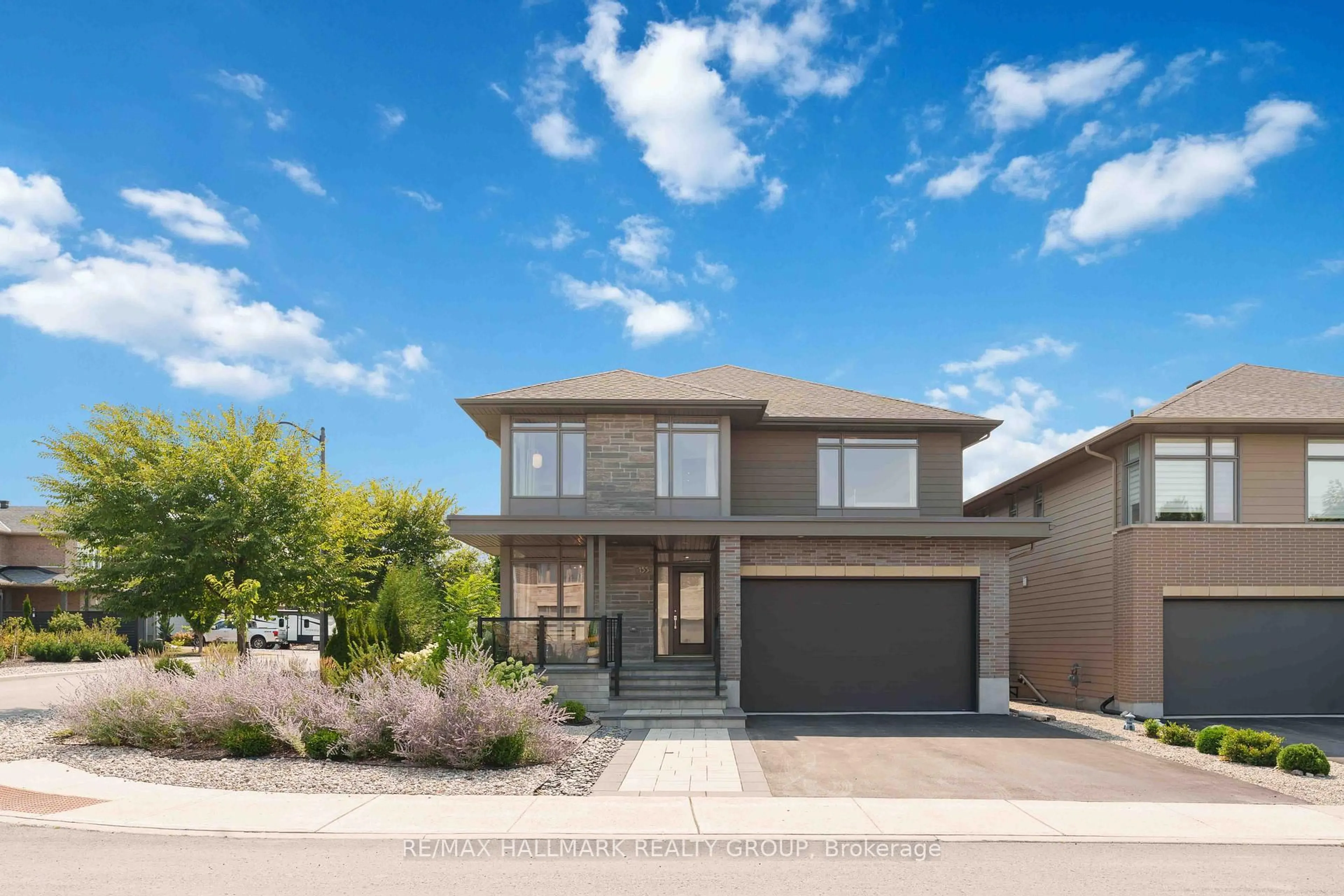 Home with brick exterior material, street for 155 Escarpment Cres, Ottawa Ontario K2T 0L9