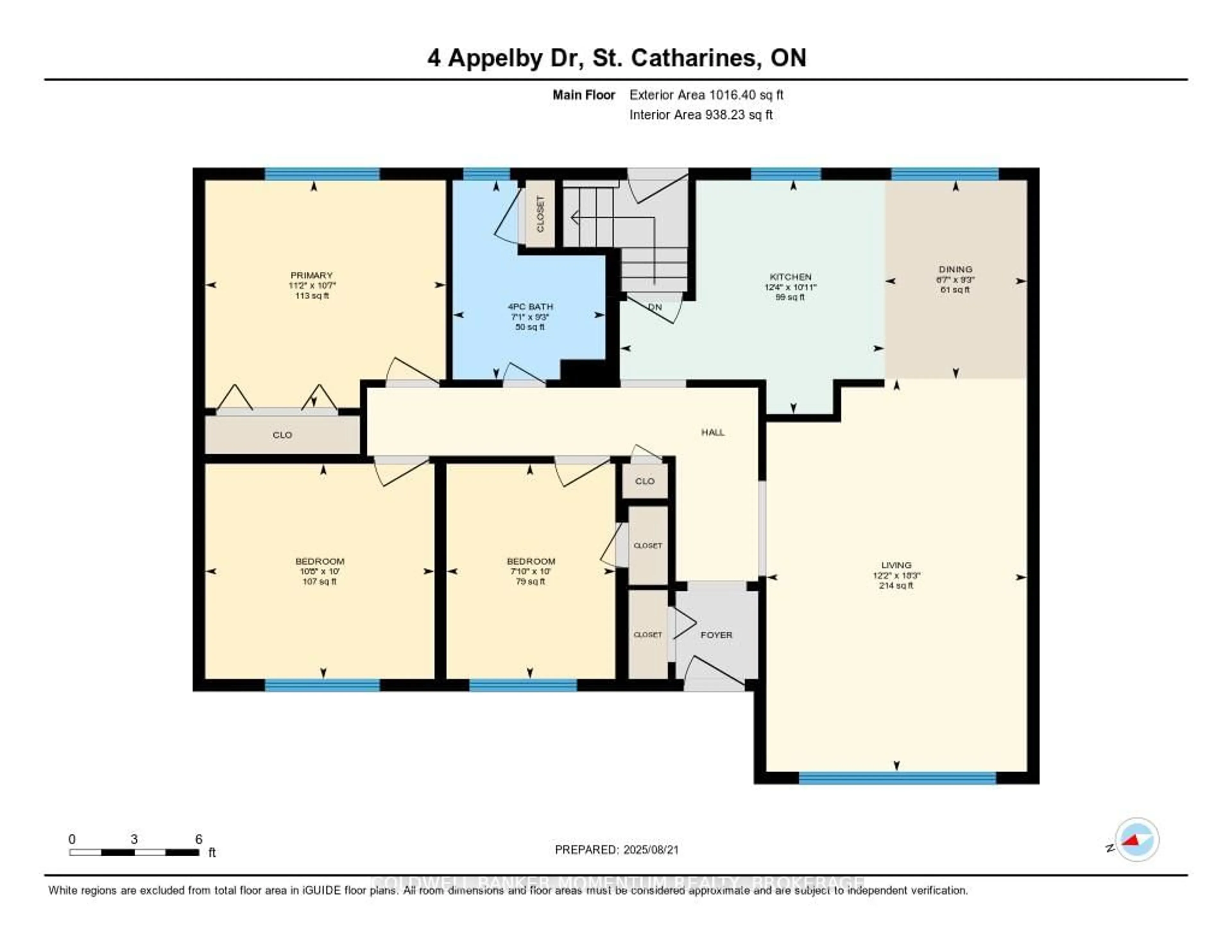 Floor plan for 4 Appelby Dr, St. Catharines Ontario L2M 3E6